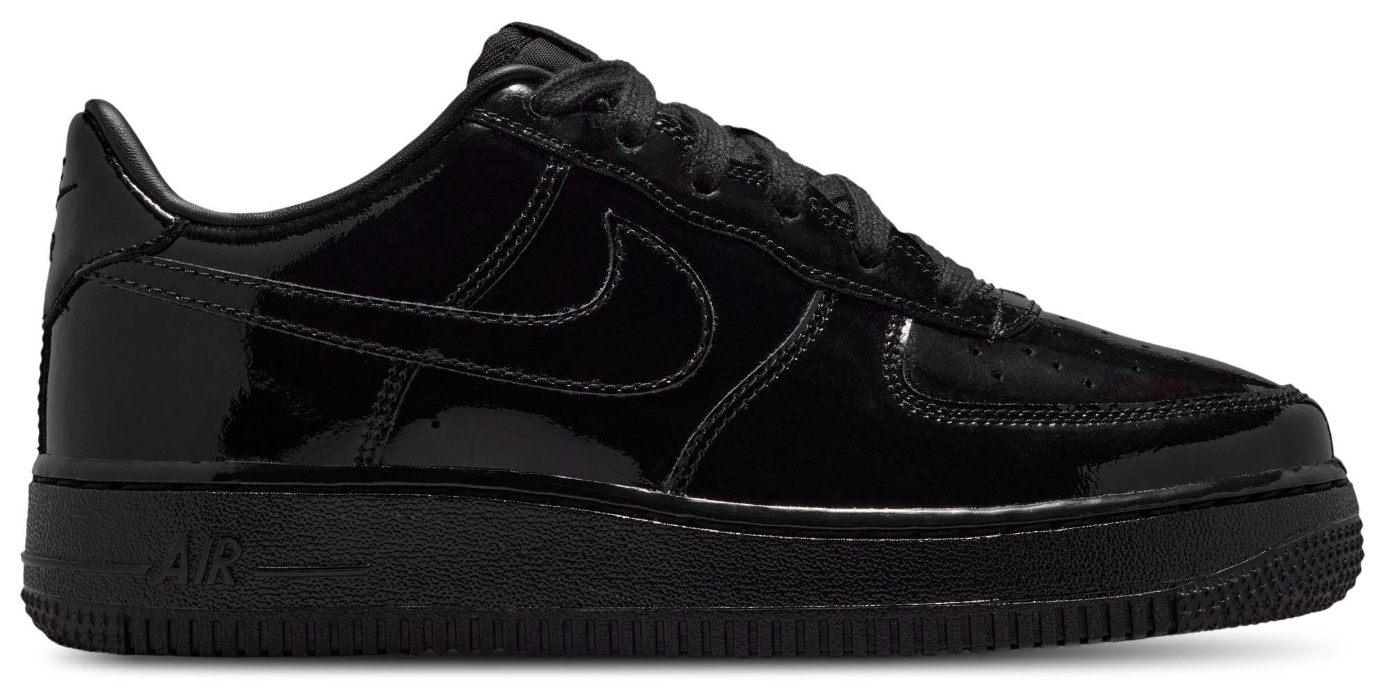 Nike Air Force 1 童款 - Black/Black - Image 1