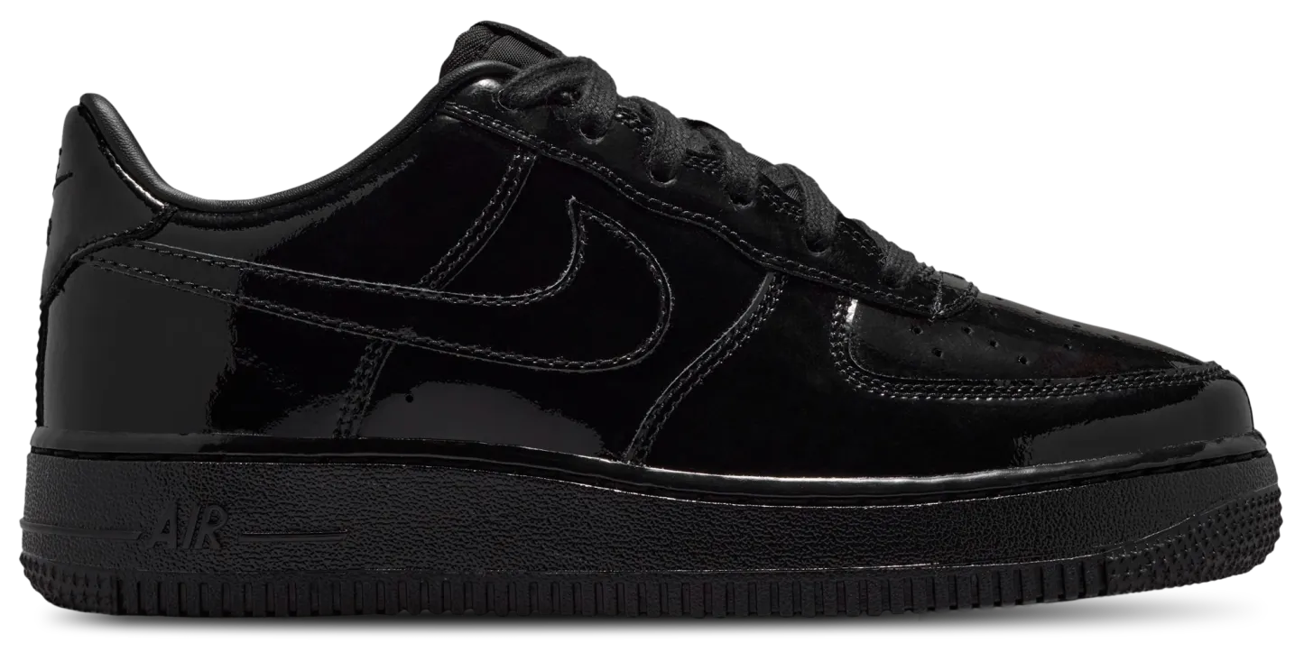Nike Air Force 1 童款 - Black/Black - Image 1