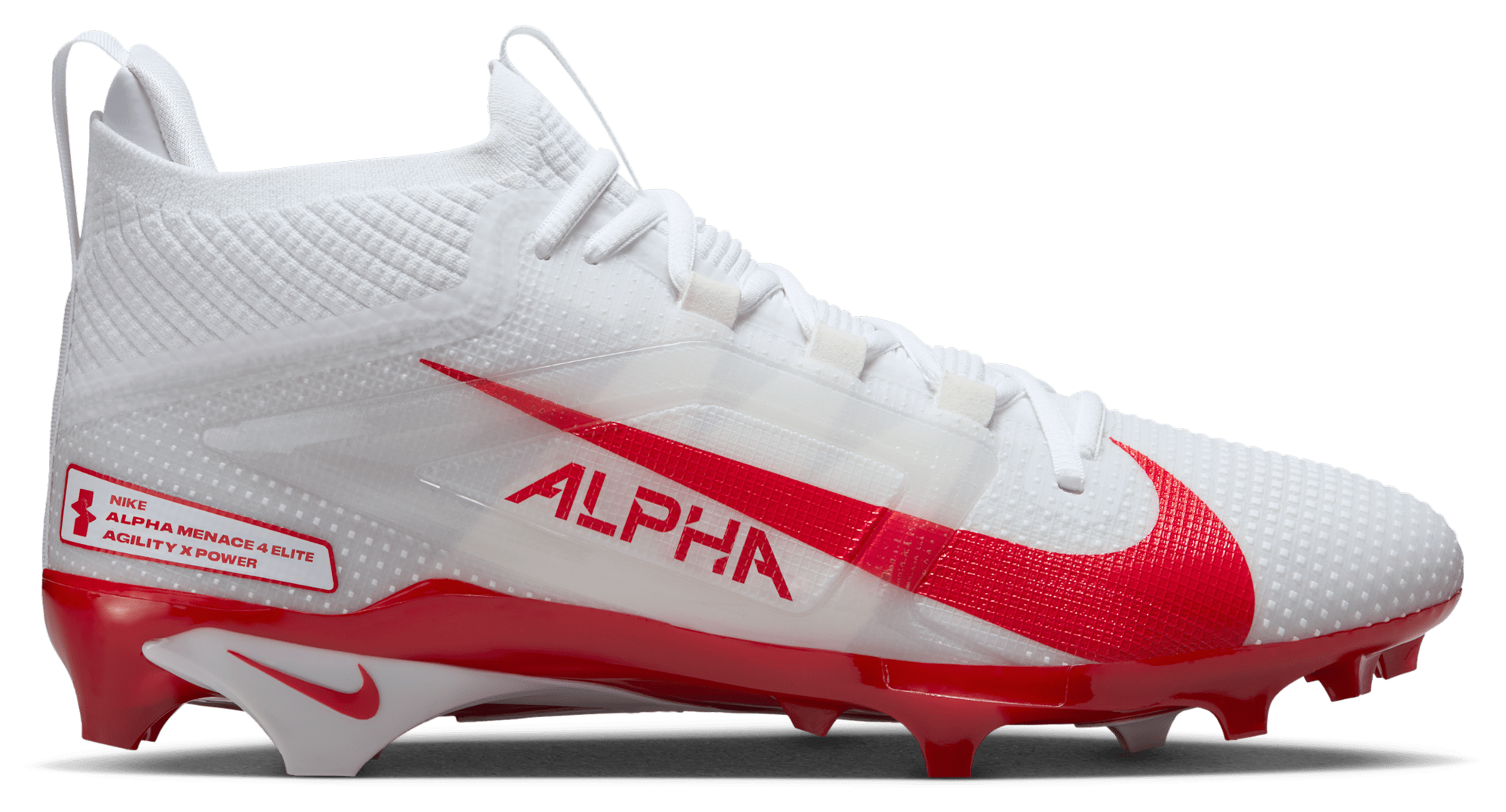Nike Alpha Menace 4 Elite - Univ Red/White/Univ Red - Image 1