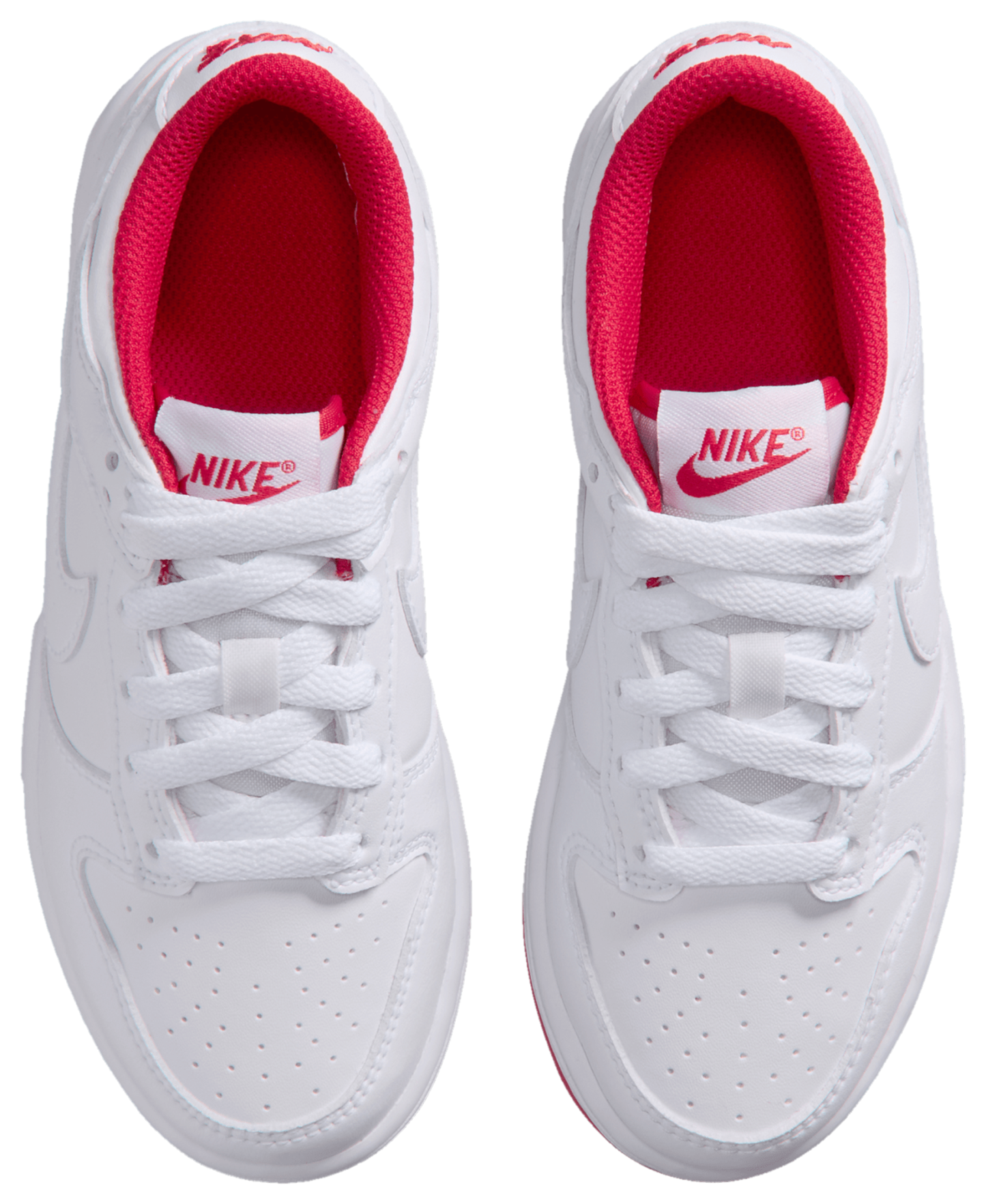 Nike Dunk Low 童款 - Red/White - Image 4