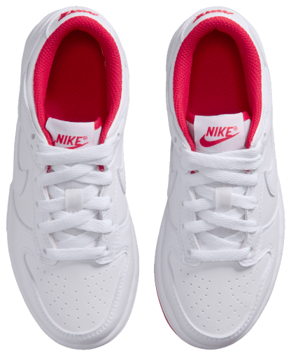 Nike Dunk Low 童款 - Red/White - Image 4