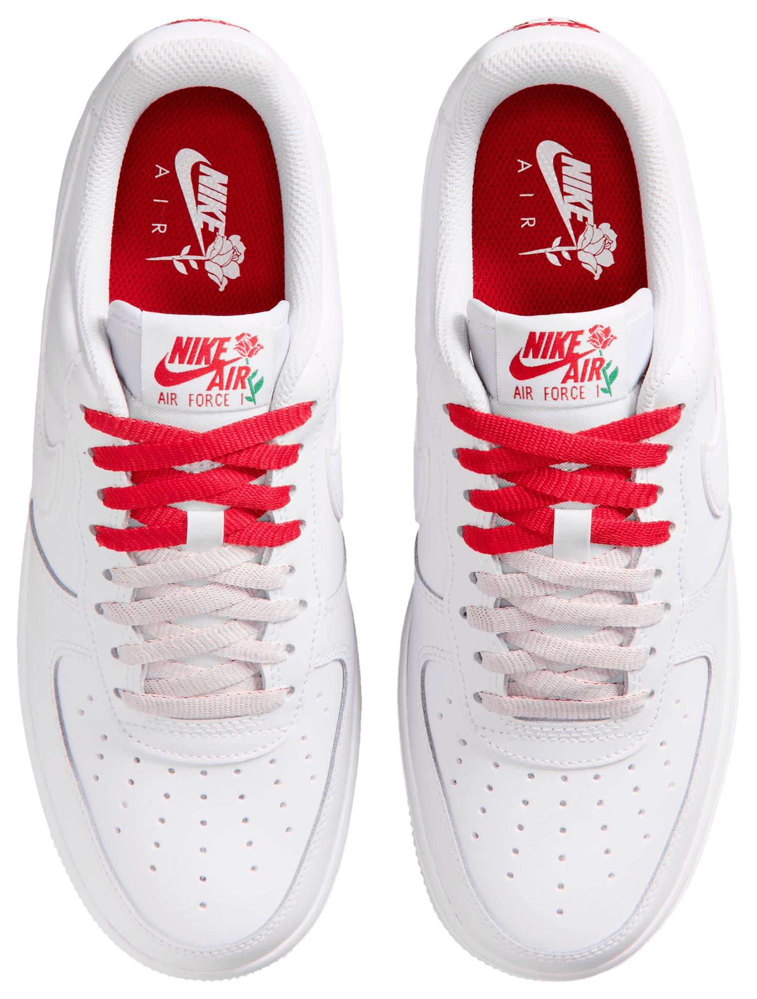 Nike Air Force 1 '07 SE - White/Sport Red/White - Image 4