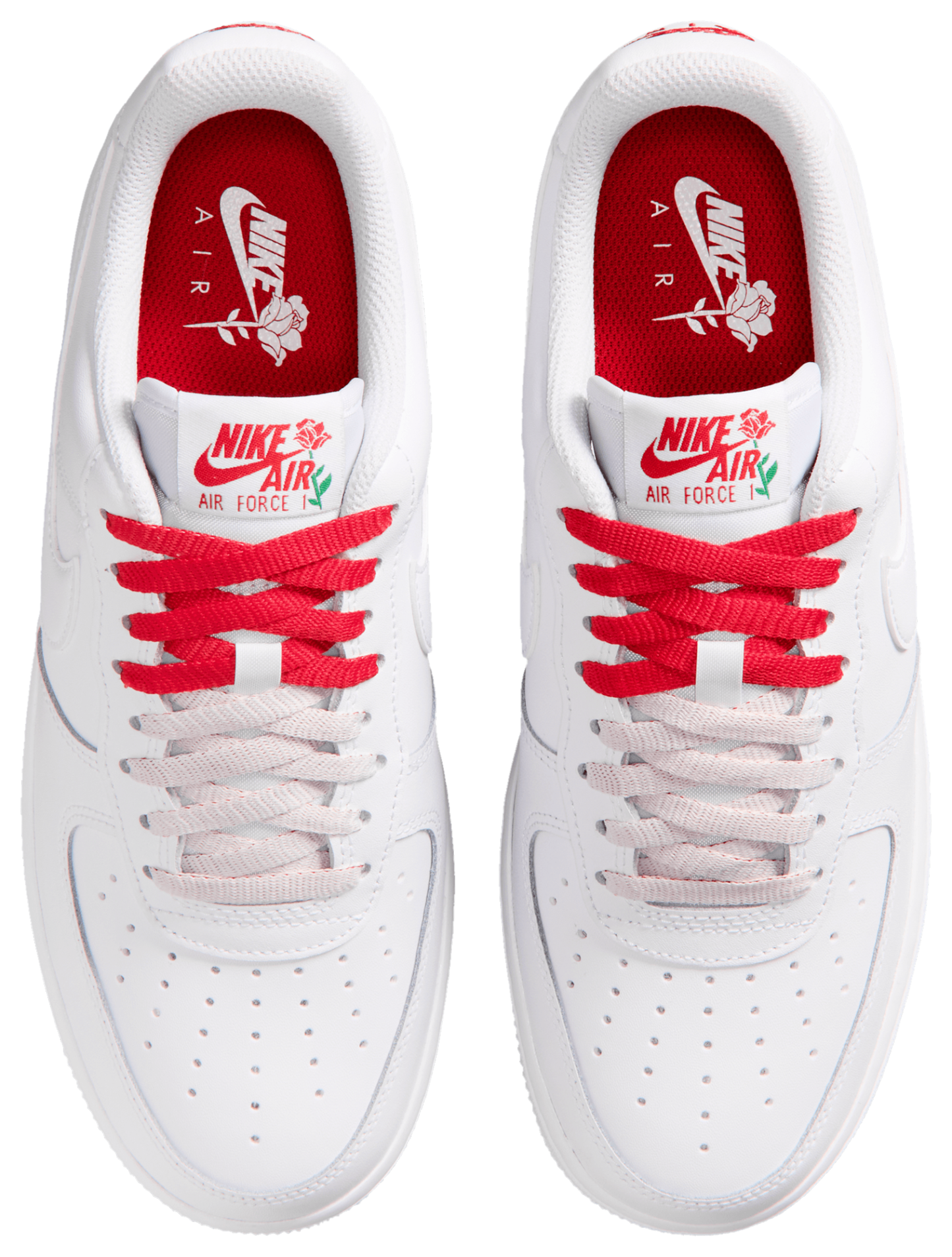 Nike Air Force 1 '07 SE - White/Sport Red/White - Image 4