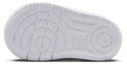 Nike Air Force 1 Low Lace 童款 - White/Black - Image 5