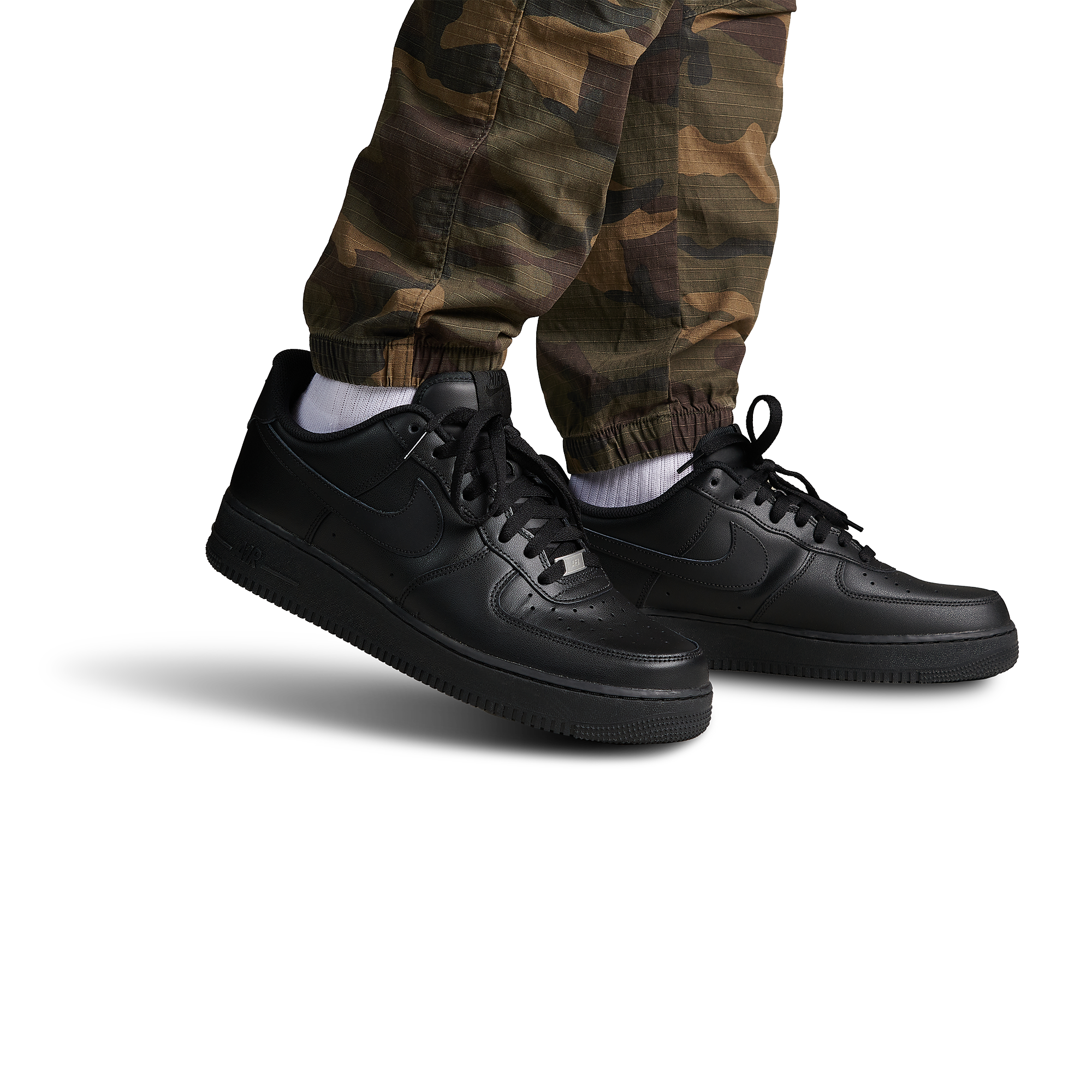 Nike Air Force 1 '07 - Men's - Black/Black - Image 2