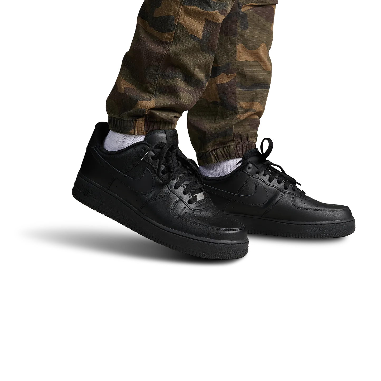 Nike Air Force 1 '07 - Men's - Black/Black - Image 2