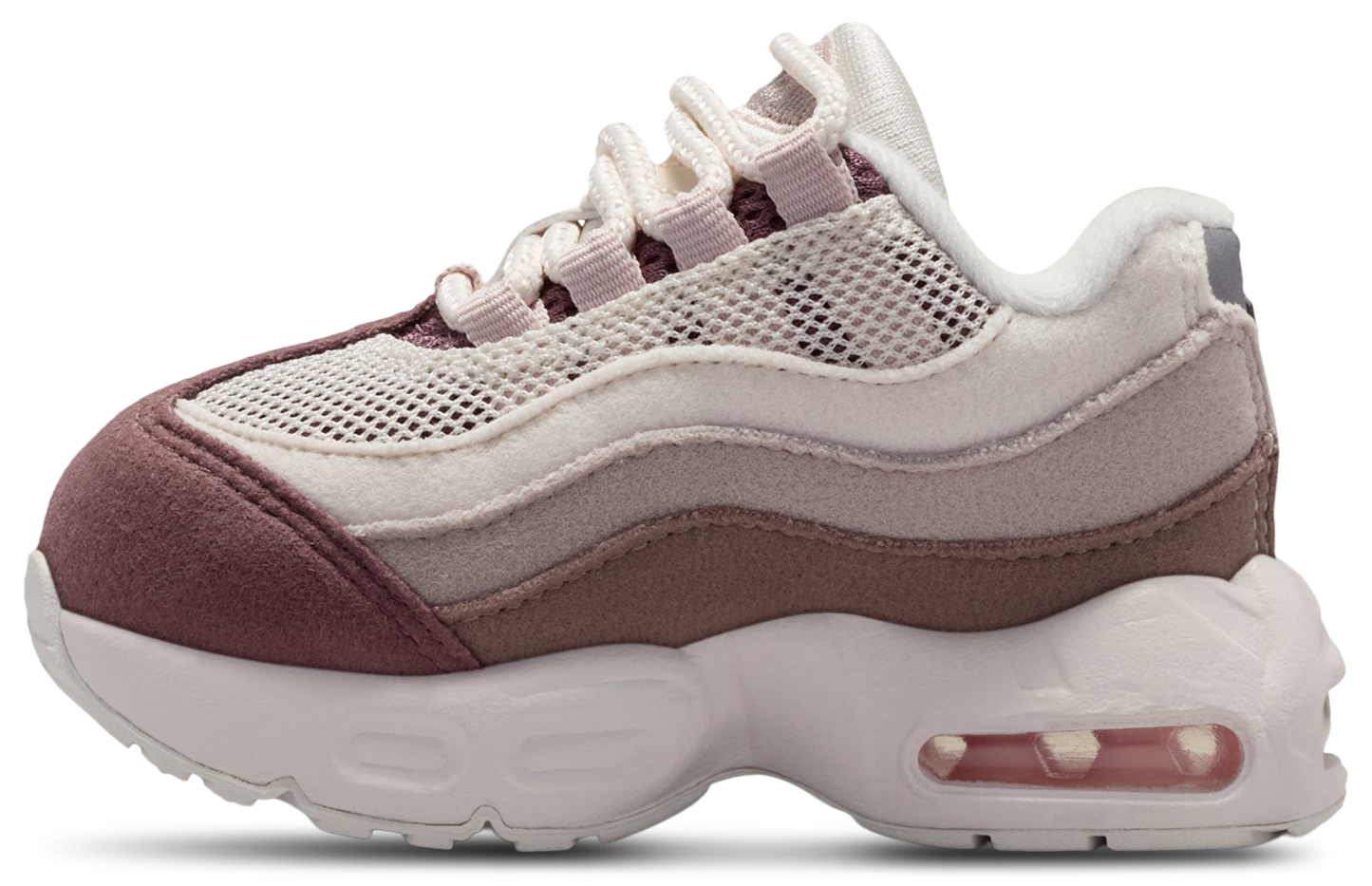 Nike Air Max 95 童款 - Phantom/Red Silt - Image 2