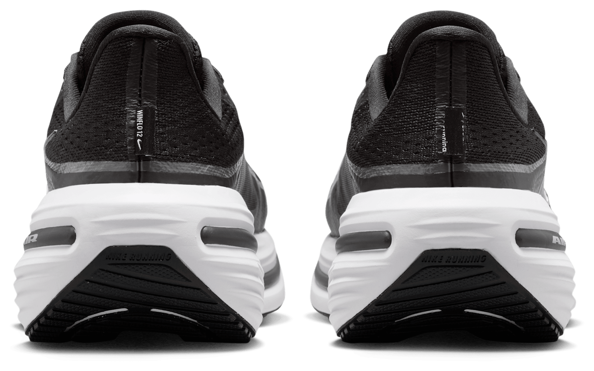 Nike Air Winflo 12 Wide - White/Black/Dark Smoke Grey - Image 3
