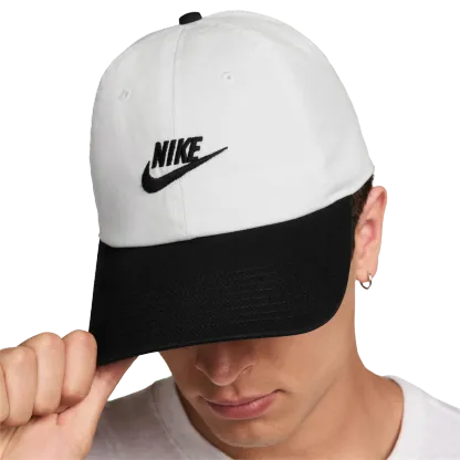 Nike Club H86 Adjustable Cap - White/Black - Image 4