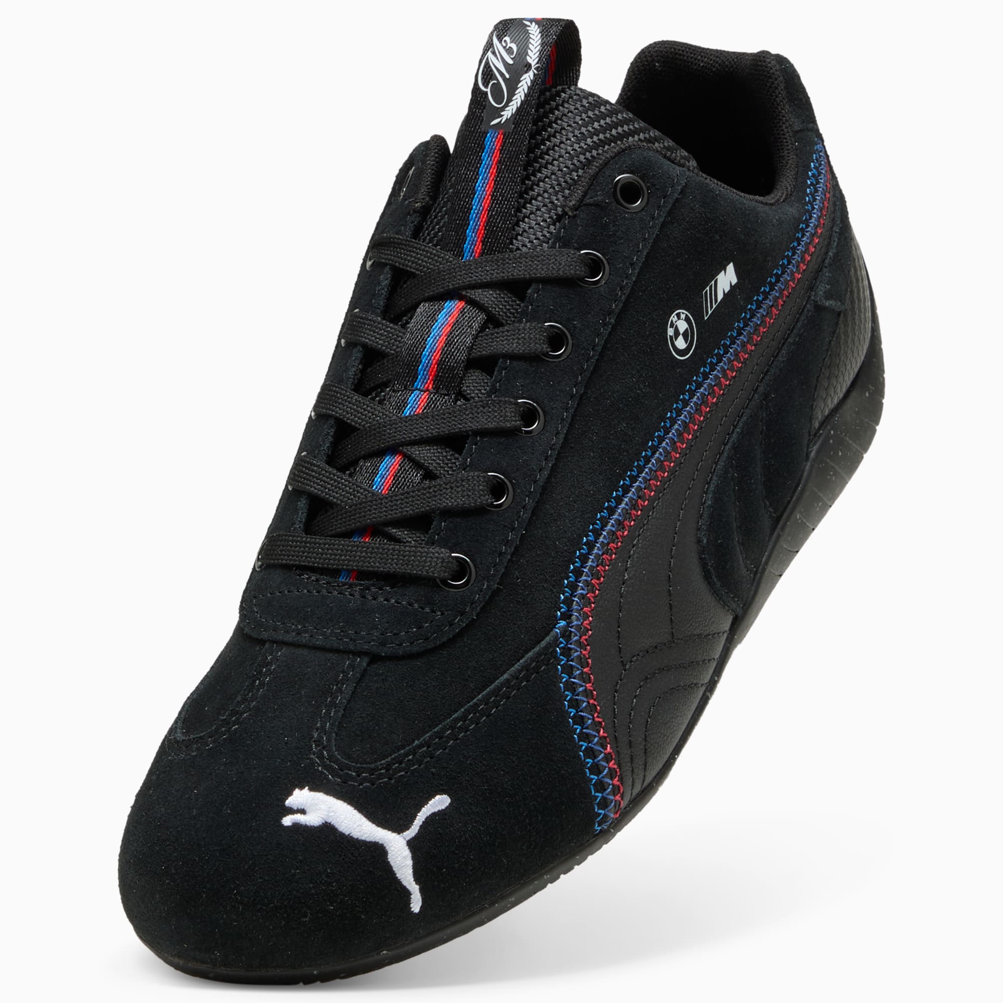 BMW M Speedcat M3 40 Years Men's Sneakers - PUMA Black-PUMA Black - 8