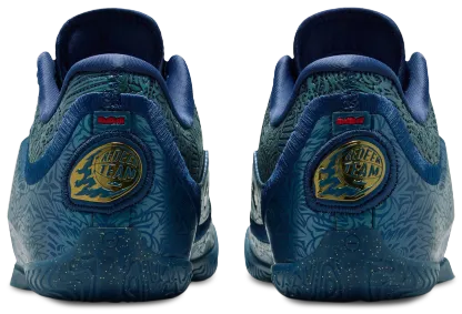 Nike LeBron XXIII 童款 - Midnight Navy/Metallic Gold/University Red - Image 3