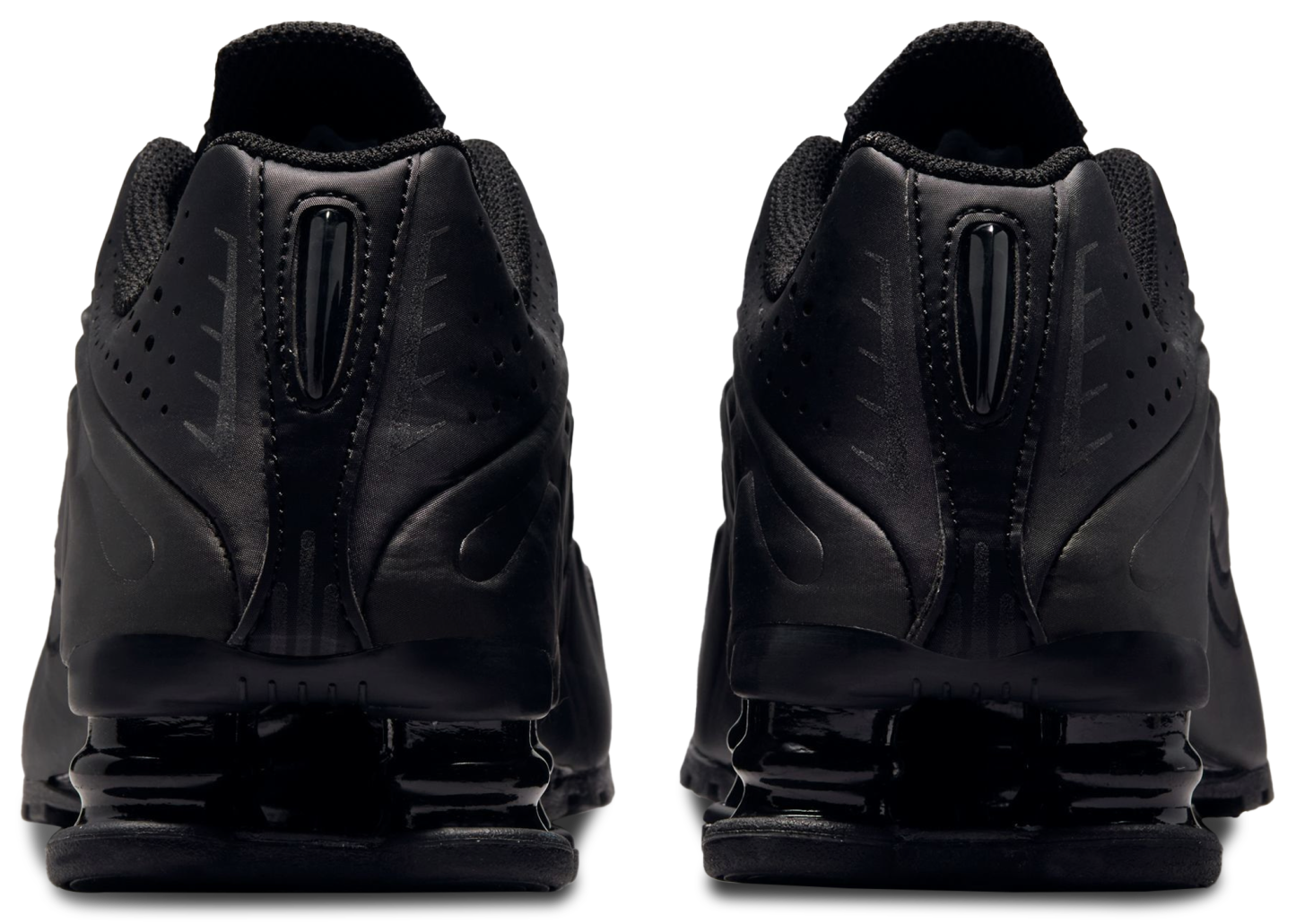 Nike Shox R4 童款 - Black/Black - Image 3