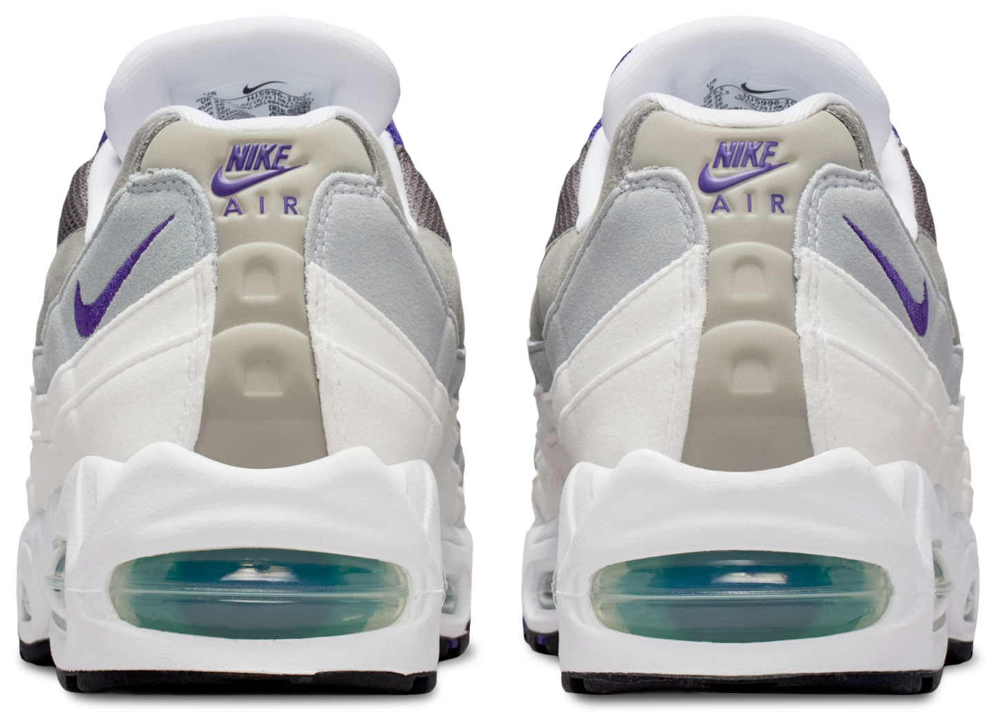 Nike Air Max 95 OG - Court Purple/Wolf Grey/White - Image 3