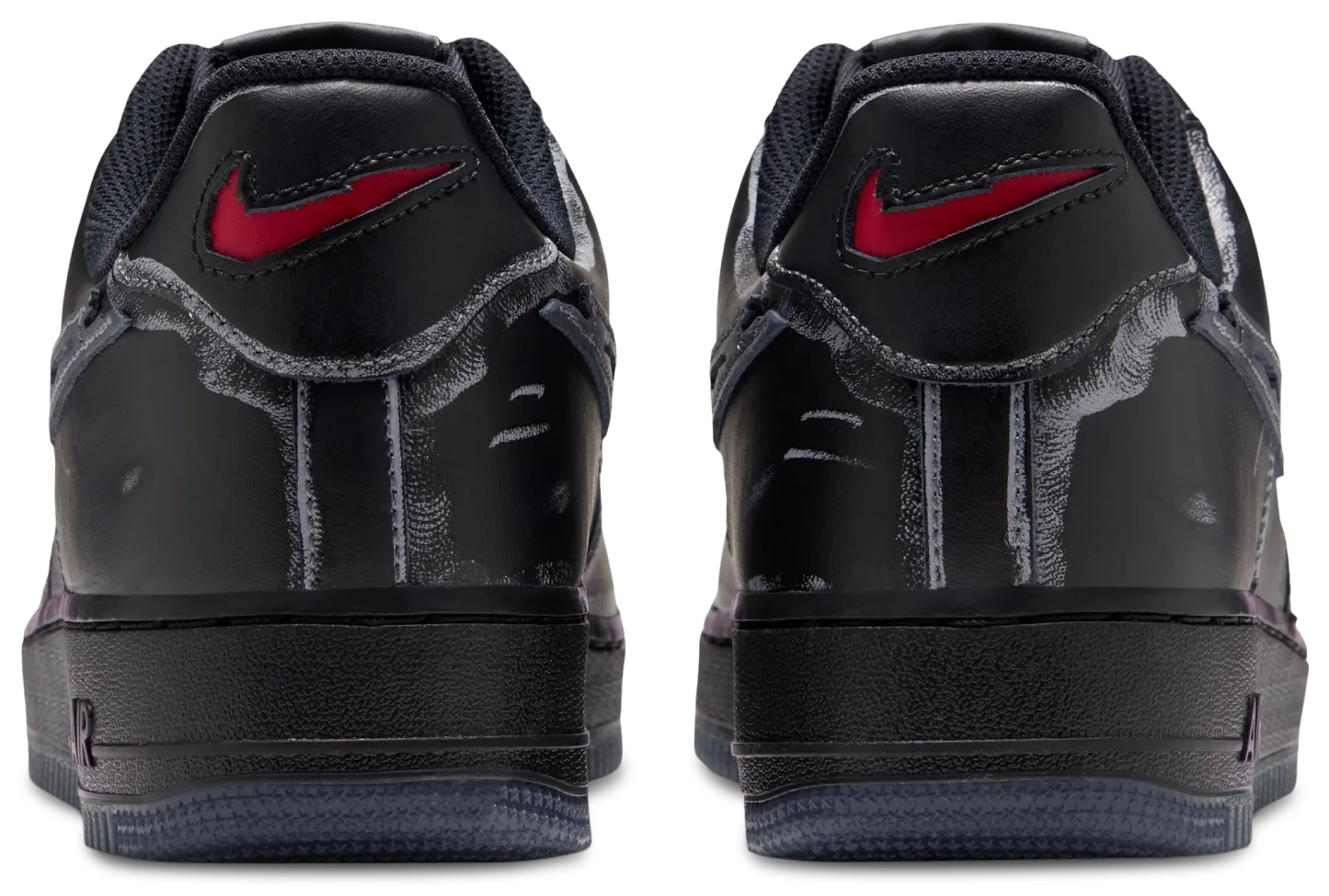 Nike Air Force 1 Low LE - Black/Gym Red/Summit White - Image 3