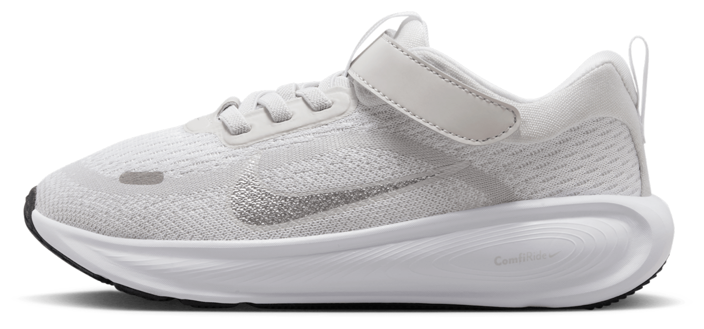 Nike Stellar Ride 童款 - Metallic Silver/Vast Grey/White - Image 2