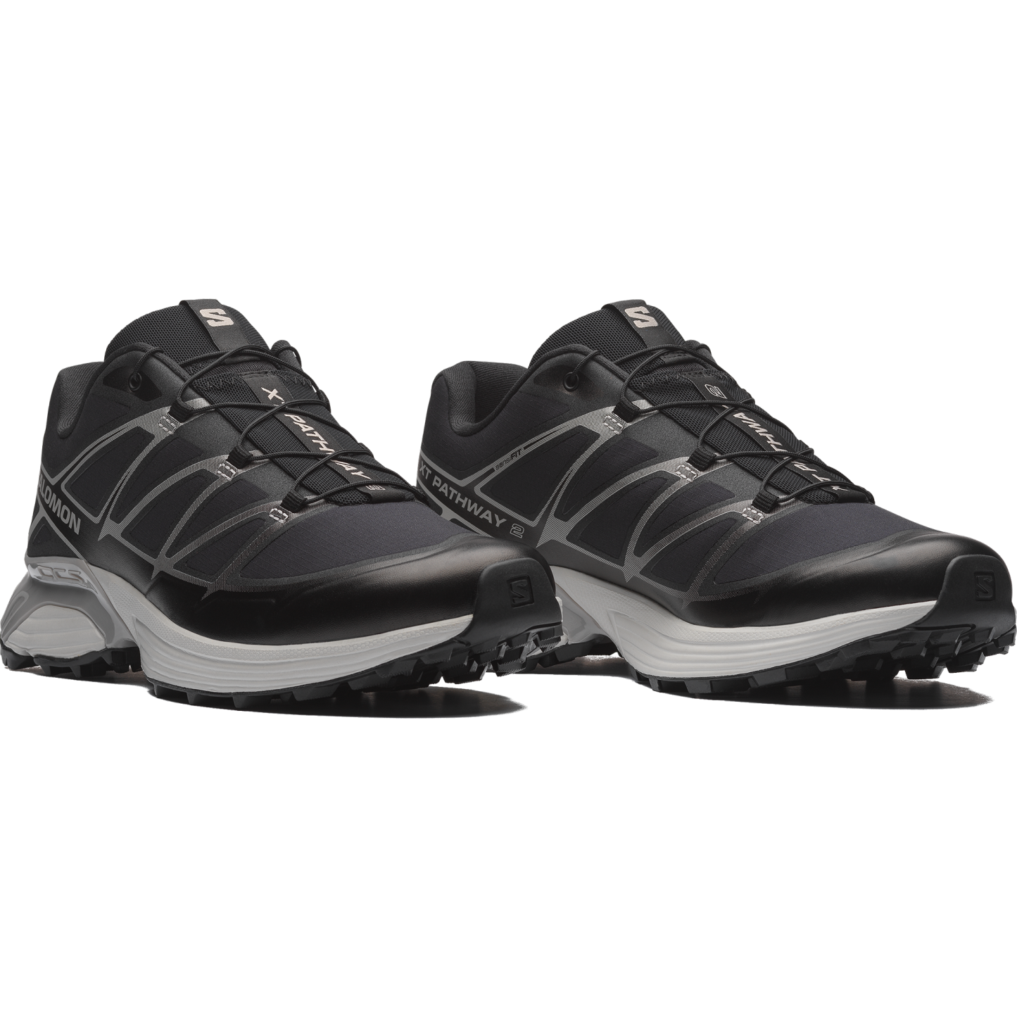 Salomon XT-PATHWAY 2 PROTECTIVE - Black / Paloma / Black - View 3