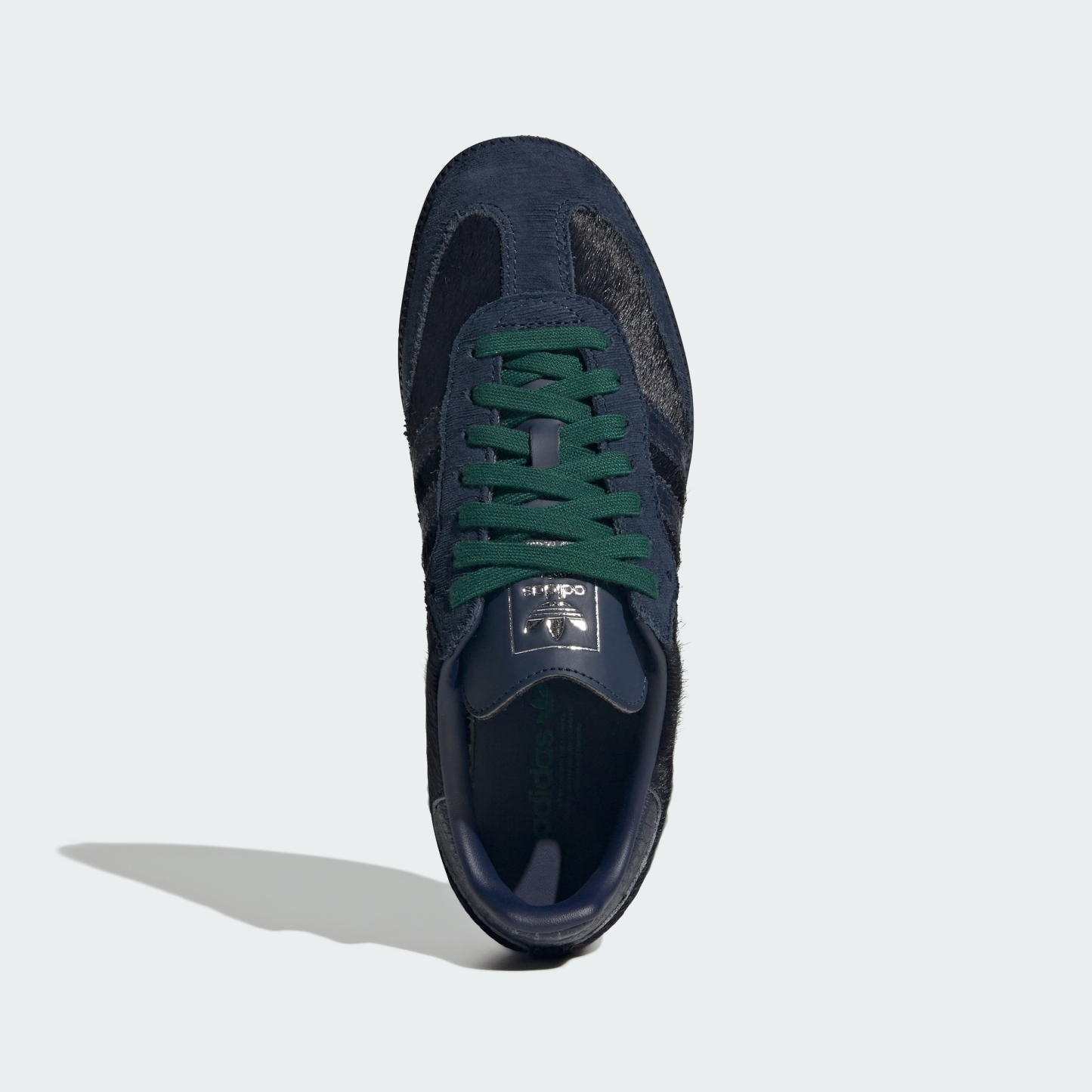 adidas SAMBA OG SHOES - Night Indigo / Night Indigo / Collegiate Green - View 2
