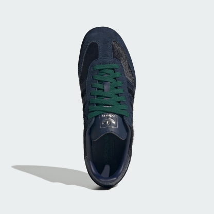 adidas SAMBA OG SHOES - Night Indigo / Night Indigo / Collegiate Green - View 2