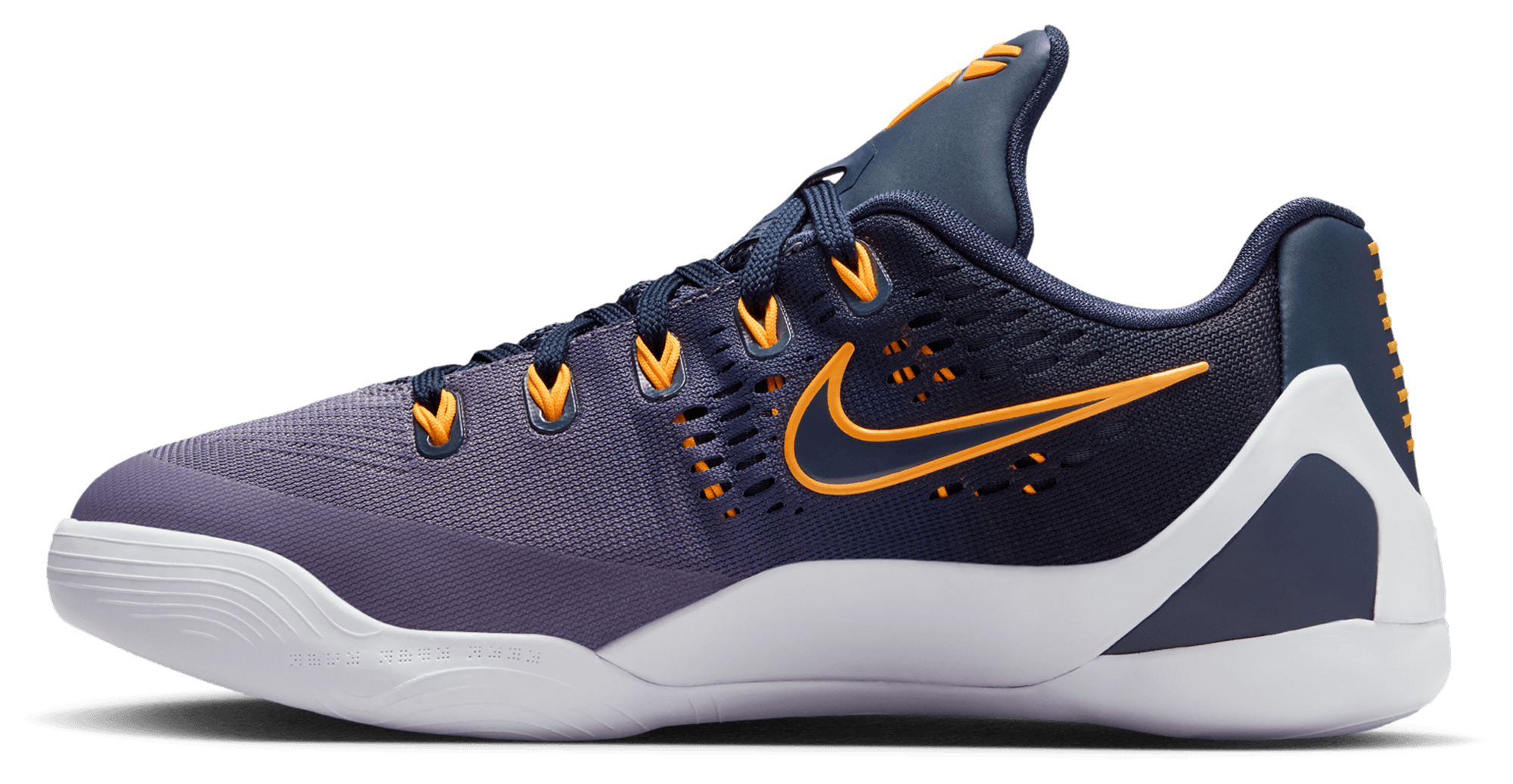 Nike Kobe IX Low EM 童款 - Thunder Blue/Laser Orange/Daybreak - Image 2