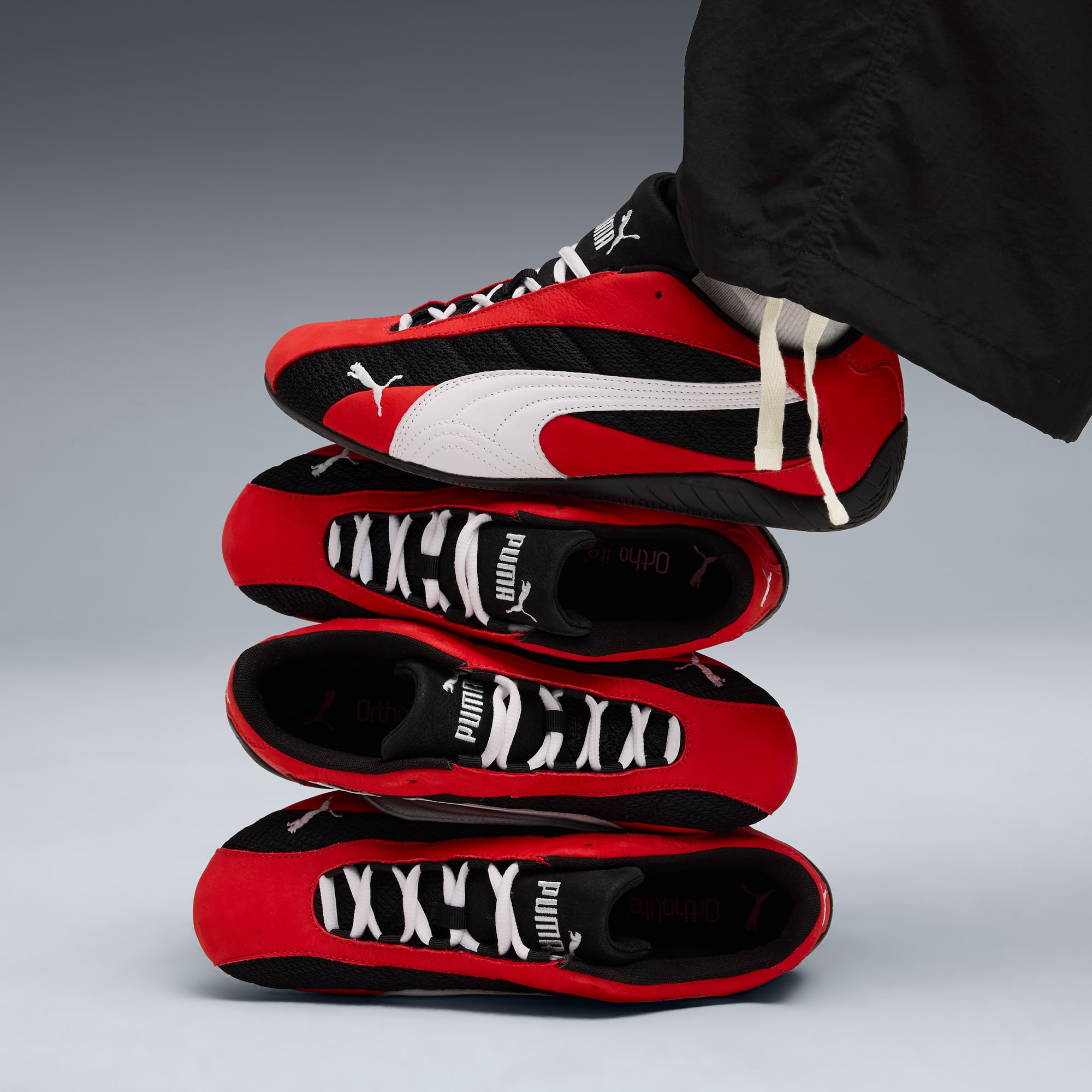 Speedcat Plus Sneakers - PUMA Red-PUMA White - 2
