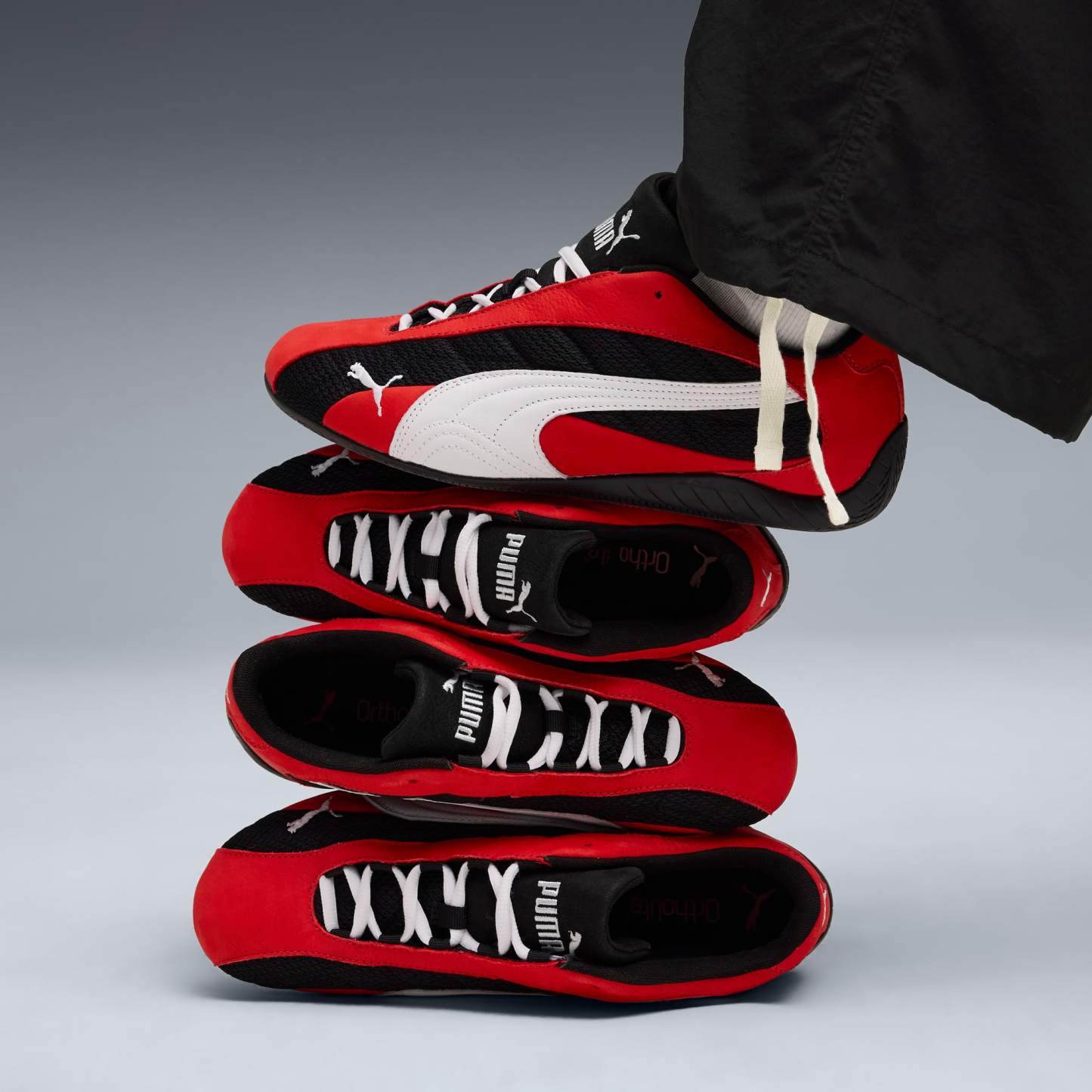 Speedcat Plus Sneakers - PUMA Red-PUMA White - 2