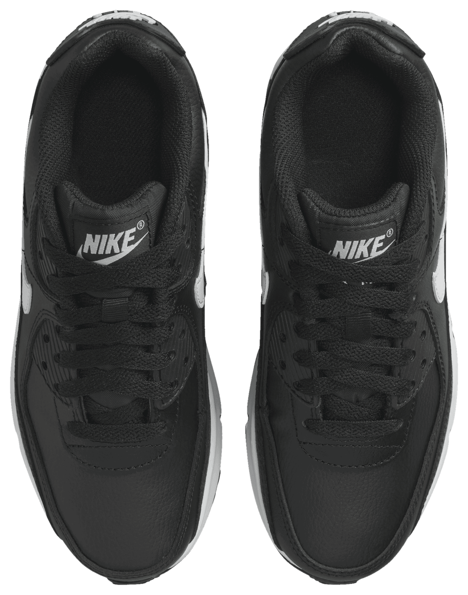 Nike Air Max 90 童款 - Black/Black/White - Image 4