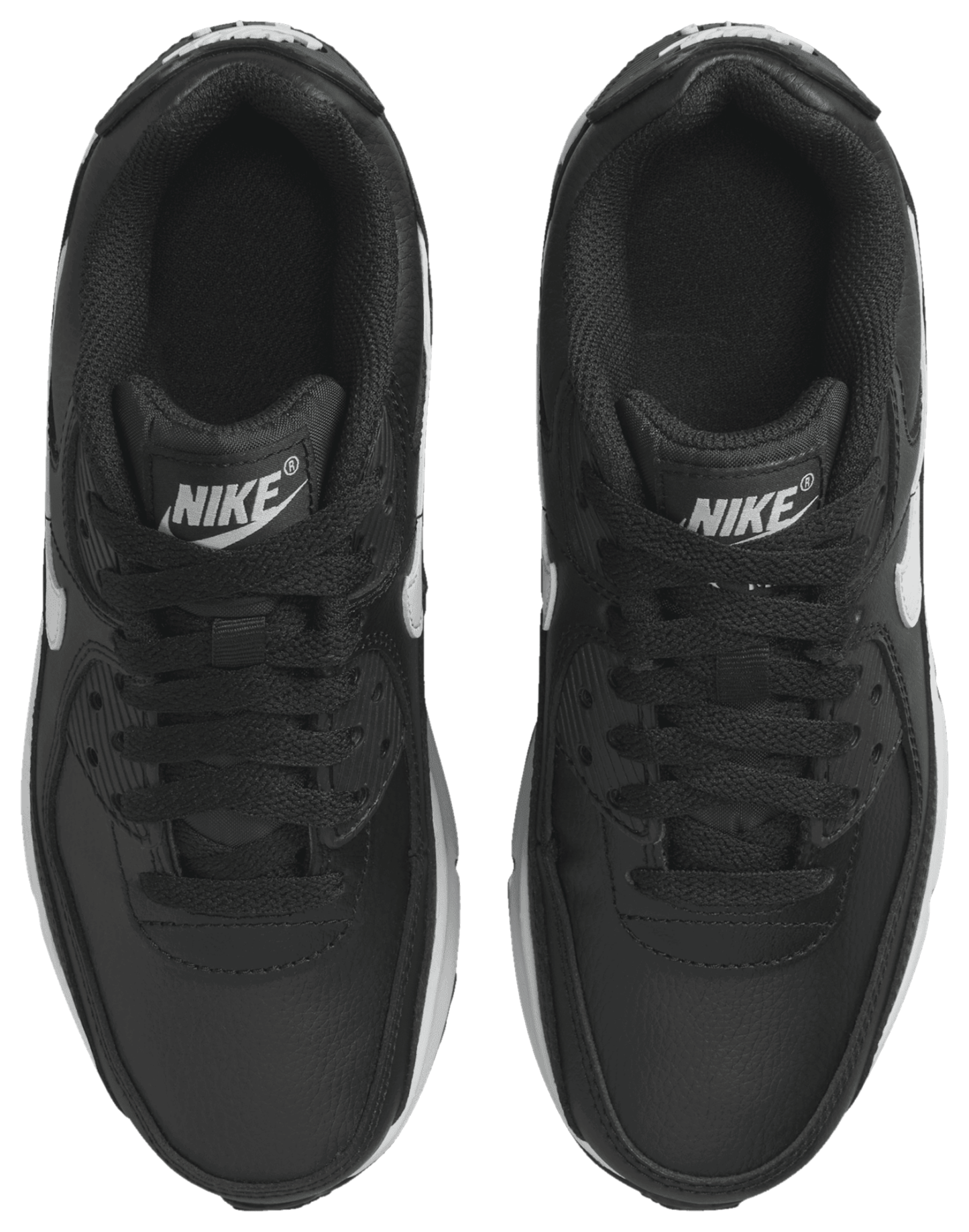 Nike Air Max 90 童款 - Black/Black/White - Image 4