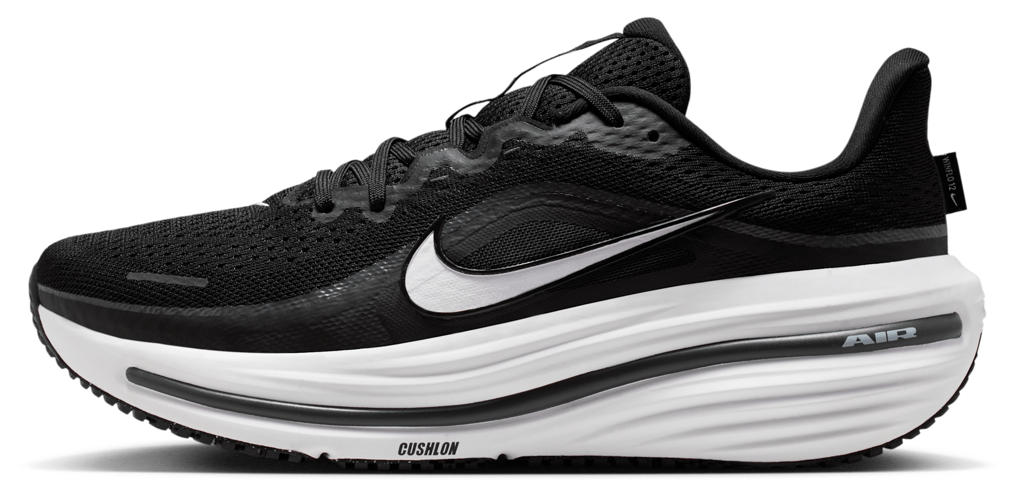 Nike Air Winflo 12 - Dk Smoke Grey/Black/White - Image 2