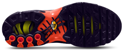 Nike Air Max Plus 童款 - Yellow/Black - Image 4