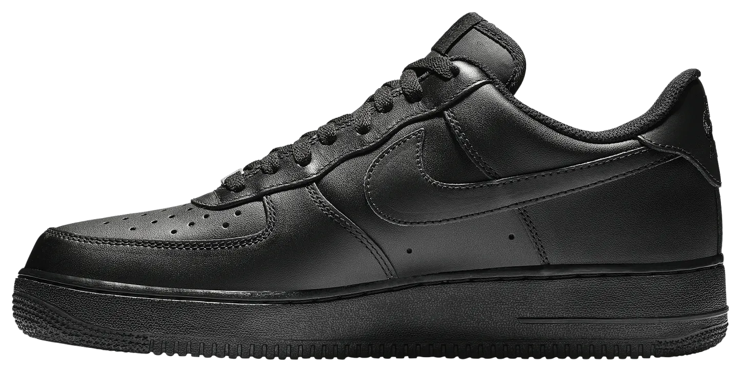 Nike Air Force 1 '07 - Men's - Black/Black - Image 3