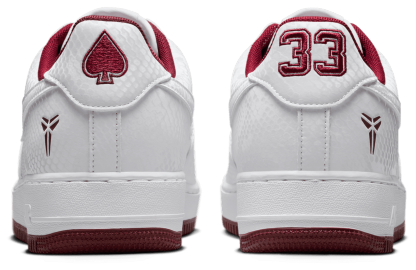 Nike Kobe Air Force 1 Low - Team Red/White - Image 3