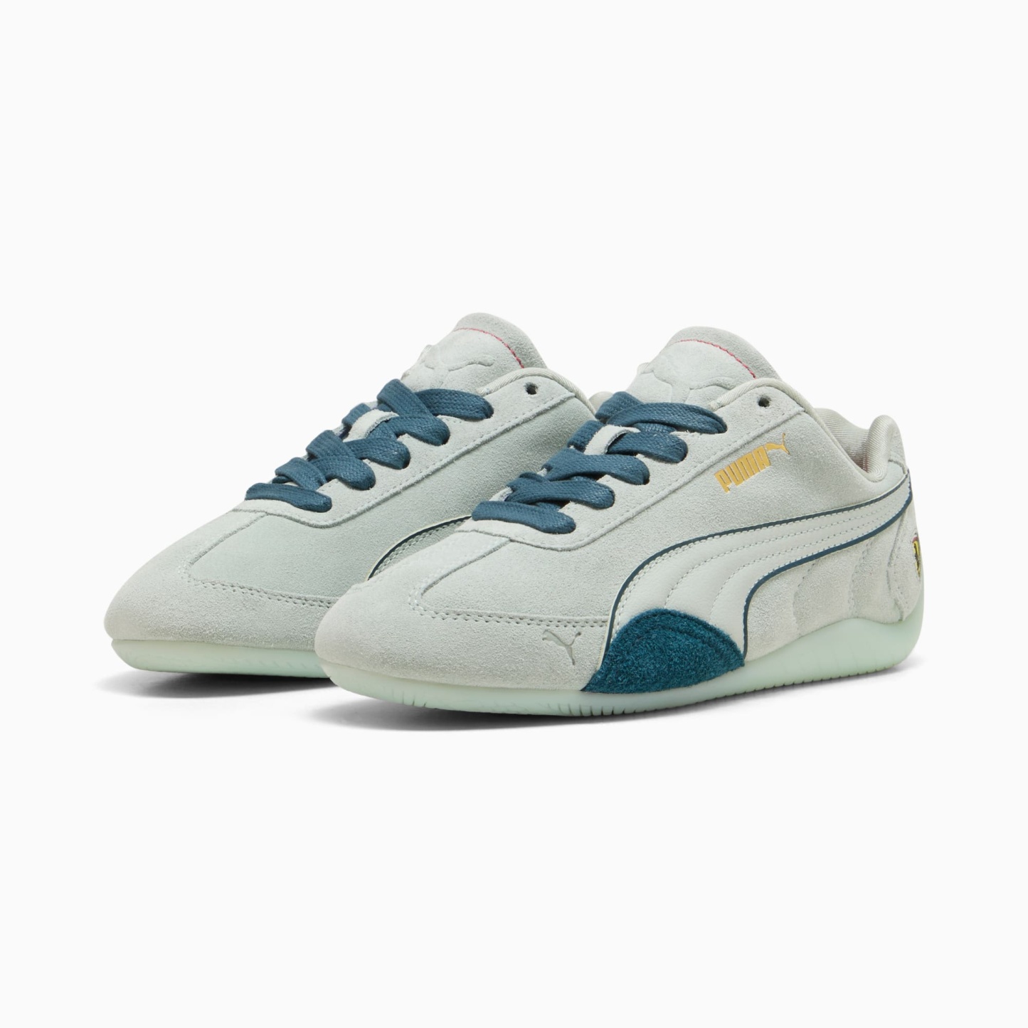 Scuderia Ferrari Speedcat Women's Sneakers - Créme De Mint-Midnight Petrol - 2