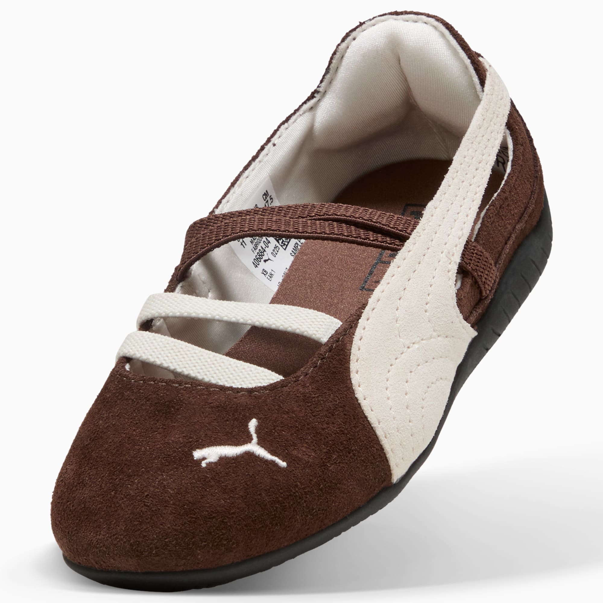 Speedcat Ballet Flats Kids - Chestnut Brown-Warm White - 6