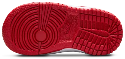 Nike Dunk Low 童款 - University Red/White - Image 5