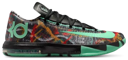 Nike Zoom KD 6 - Multi/Green Glow/Black - Image 1
