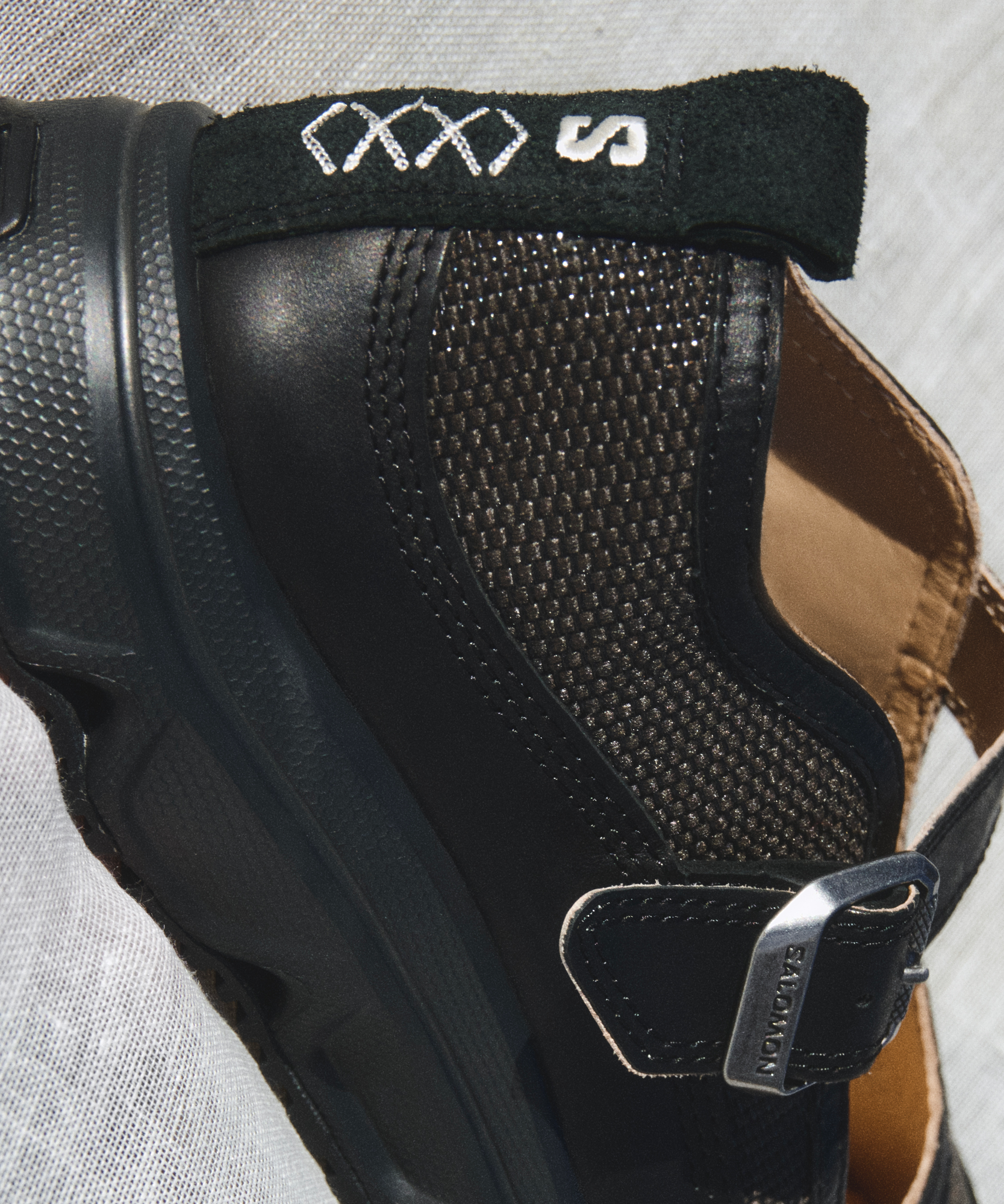 Salomon RX MARIE-JEANNE ALPINE ECHOES - Black / Earth Brown / Vanilla Ice - View 3