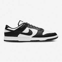 Nike Dunk Low Retro - White/White/Black - Image 10