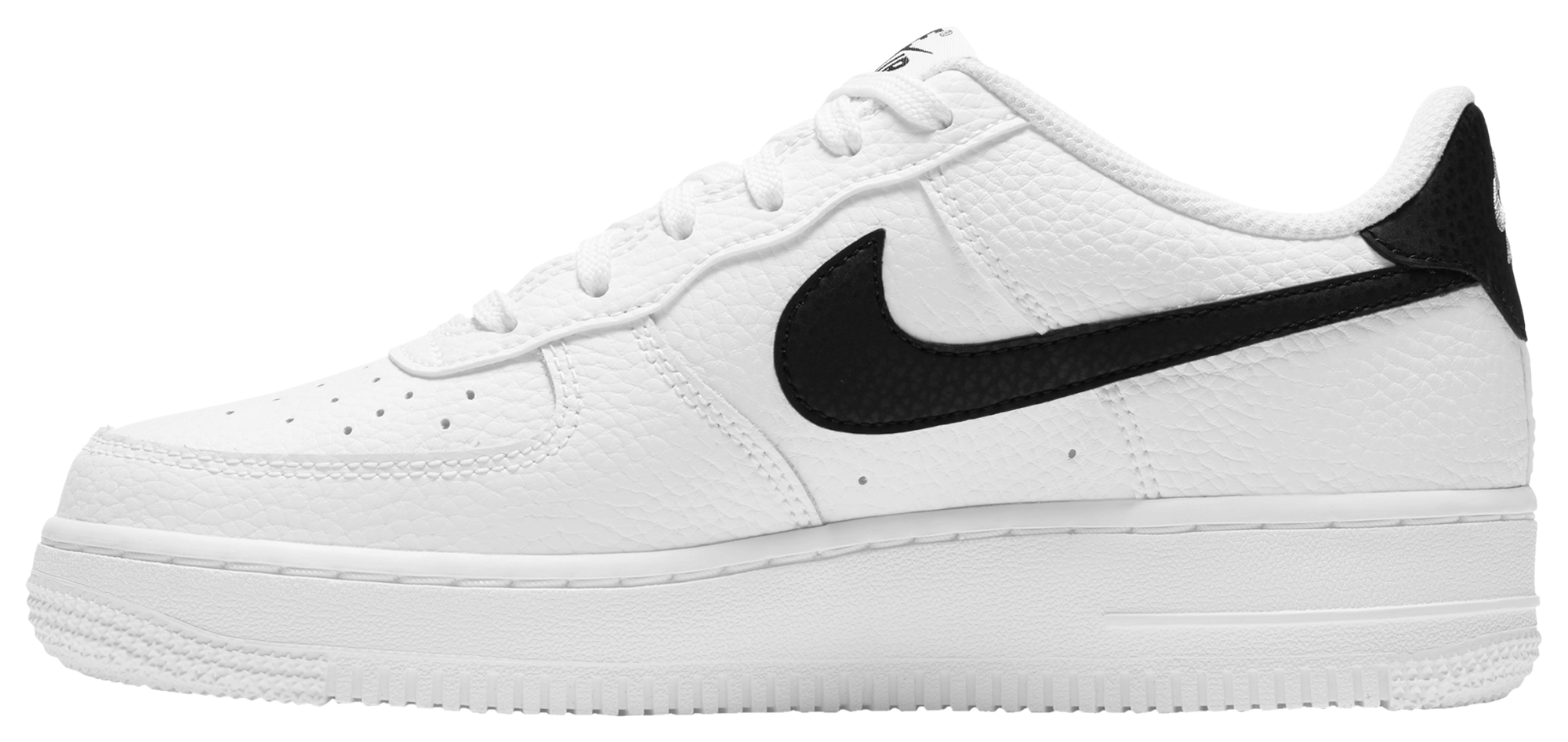 Nike Air Force 1 Low 童款 - White/Black - Image 2