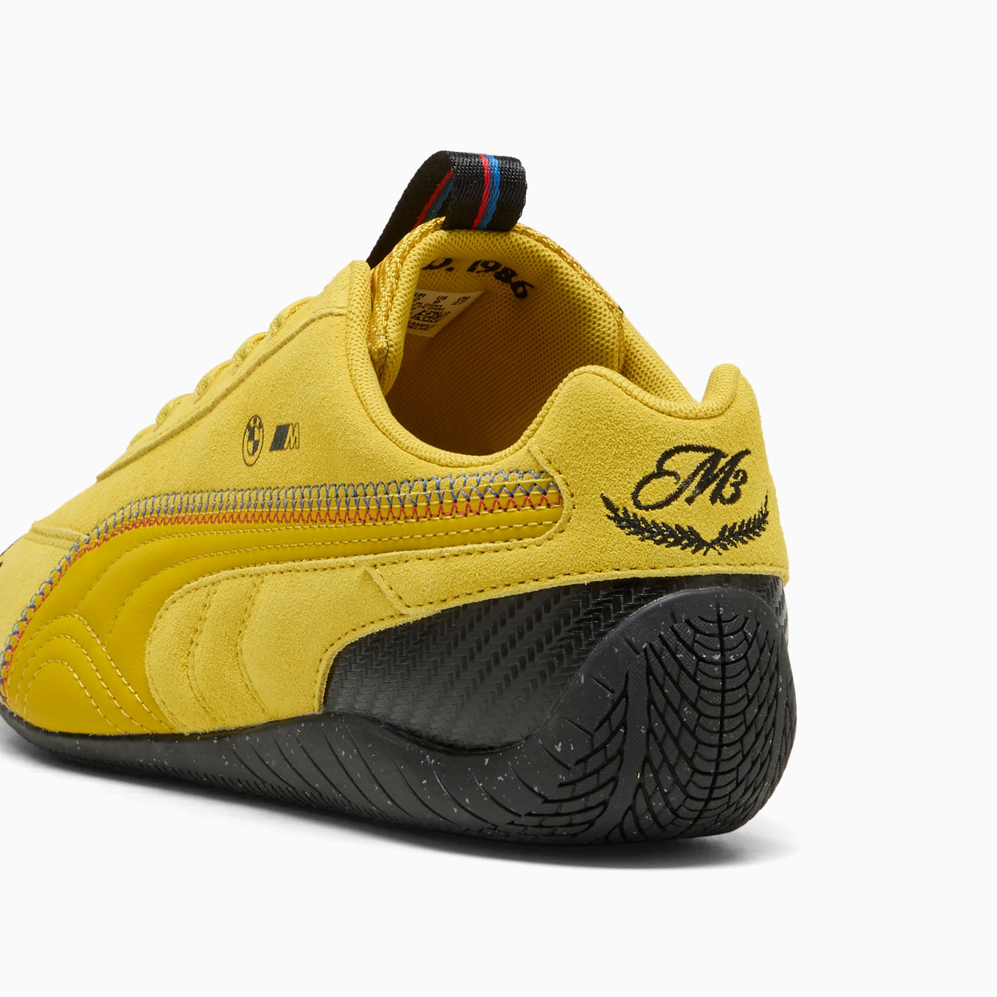 BMW M Speedcat M3 40 Years Men's Sneakers - Dazzling Yellow-PUMA Black - 5