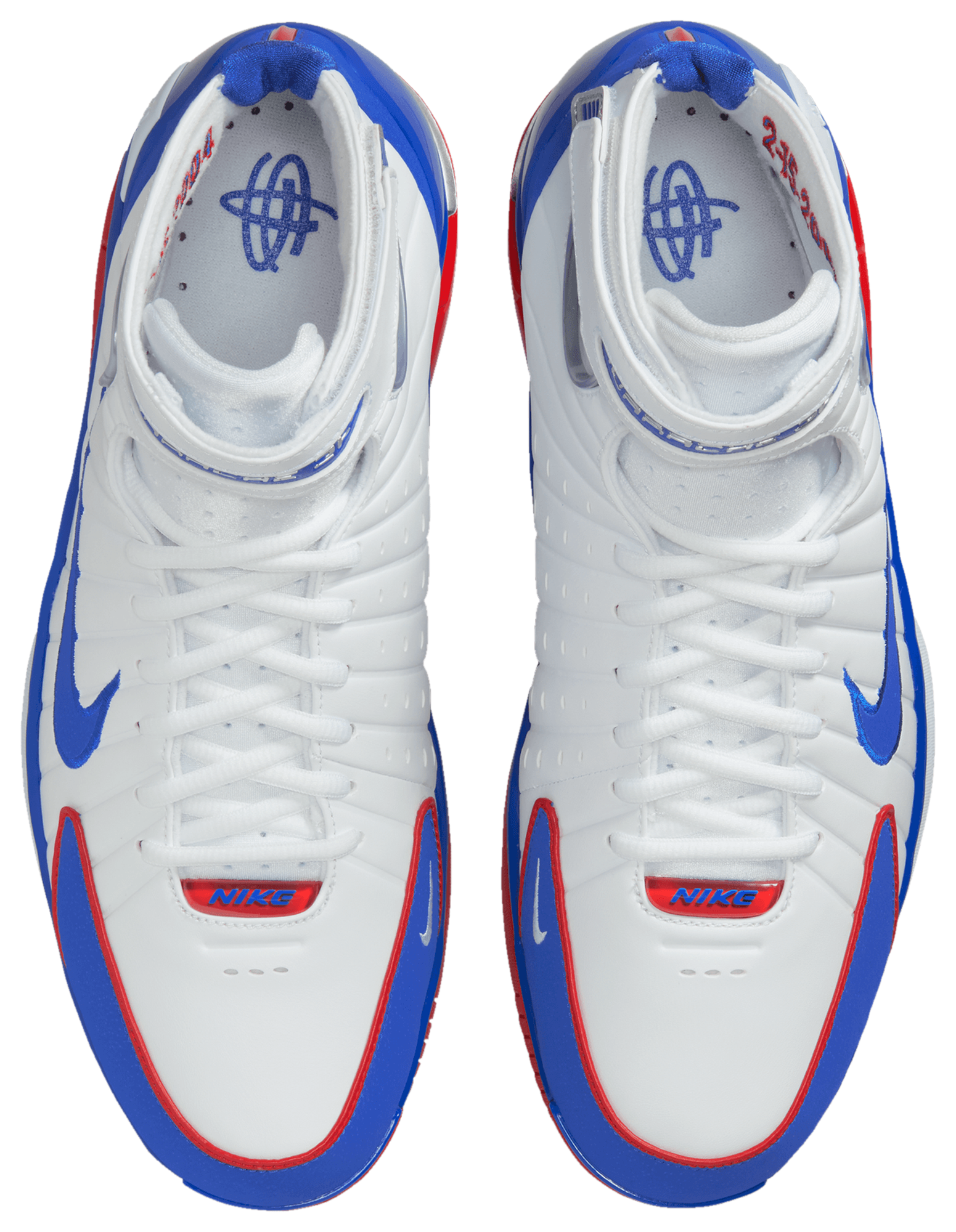 Nike Air Zoom Huarache 2K4 All Star - Varsity Red/White/Varsity Blue - Image 4