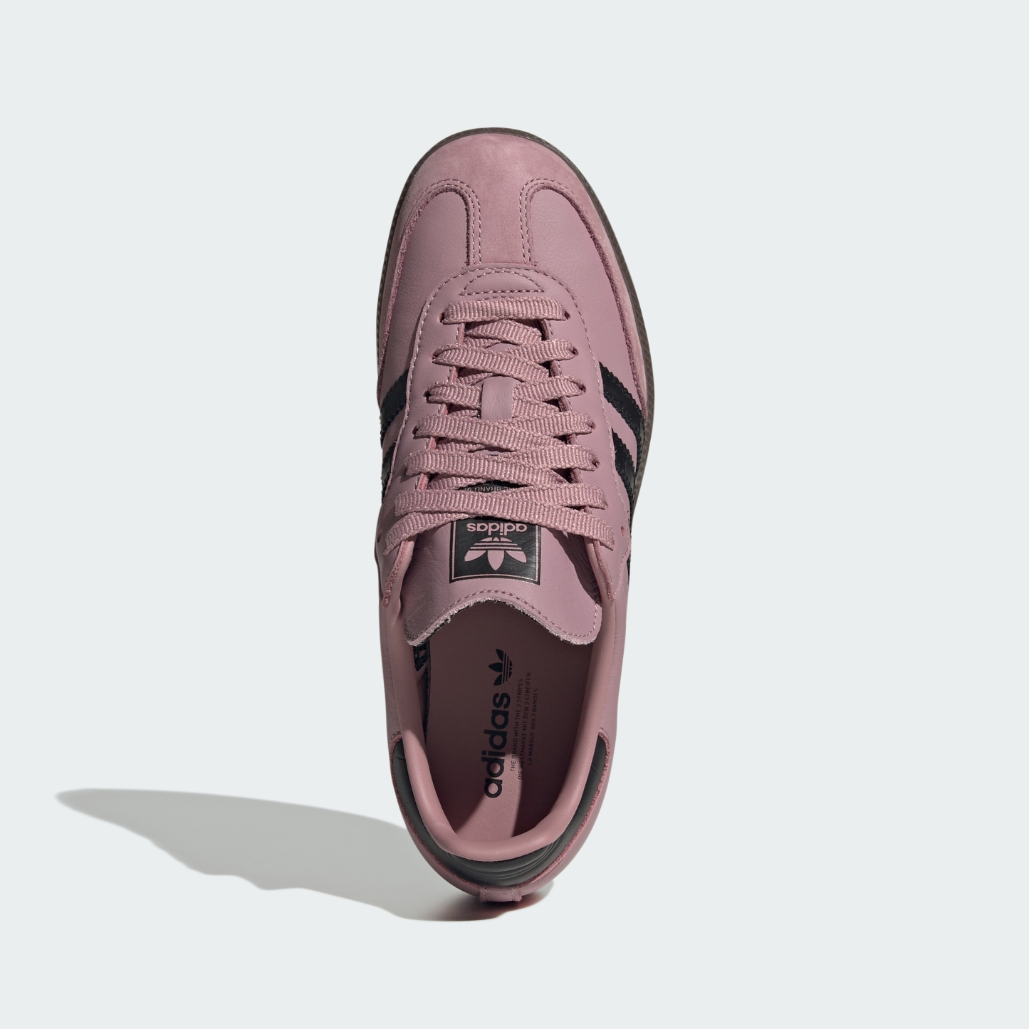 adidas SAMBA OG SHOES - Magic Mauve / Core Black / Gum - View 2