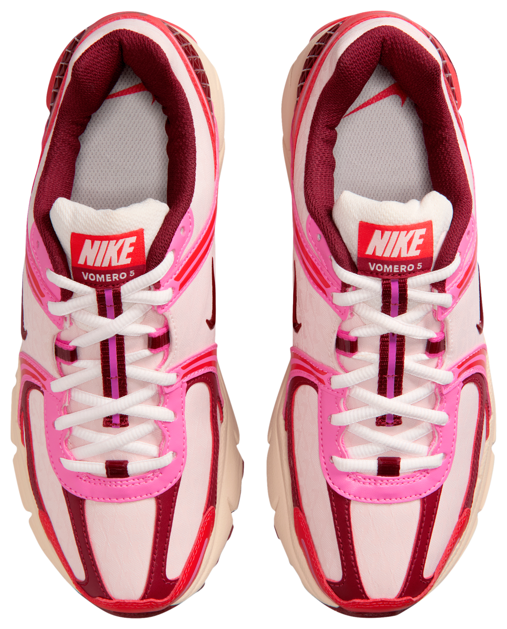 Nike Zoom Vomero 5 - Lt Crimson/Lt Soft Pink/Team Red - Image 4