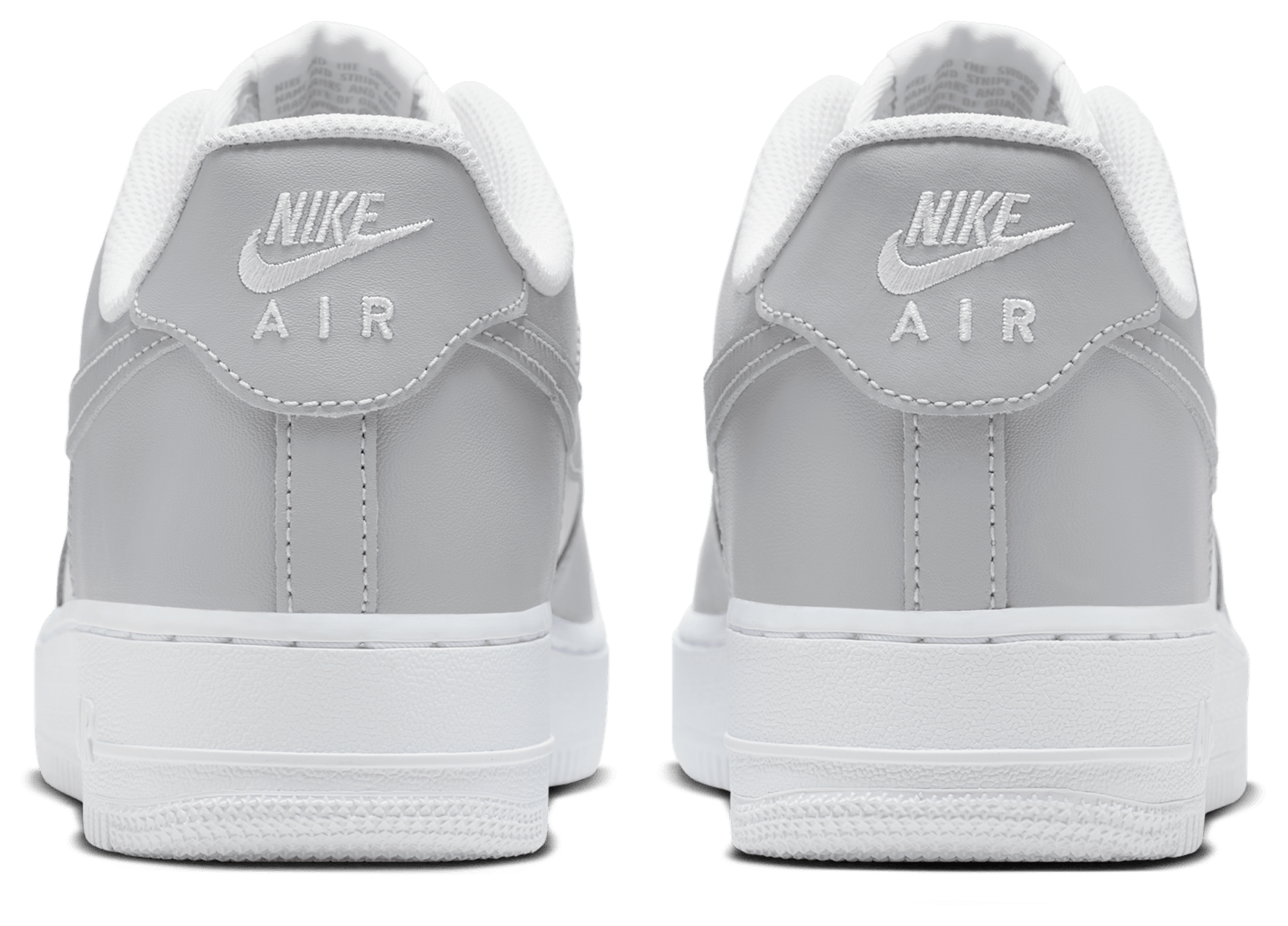 Nike Air Force 1 '07 - White/Lt Smoke Grey - Image 3