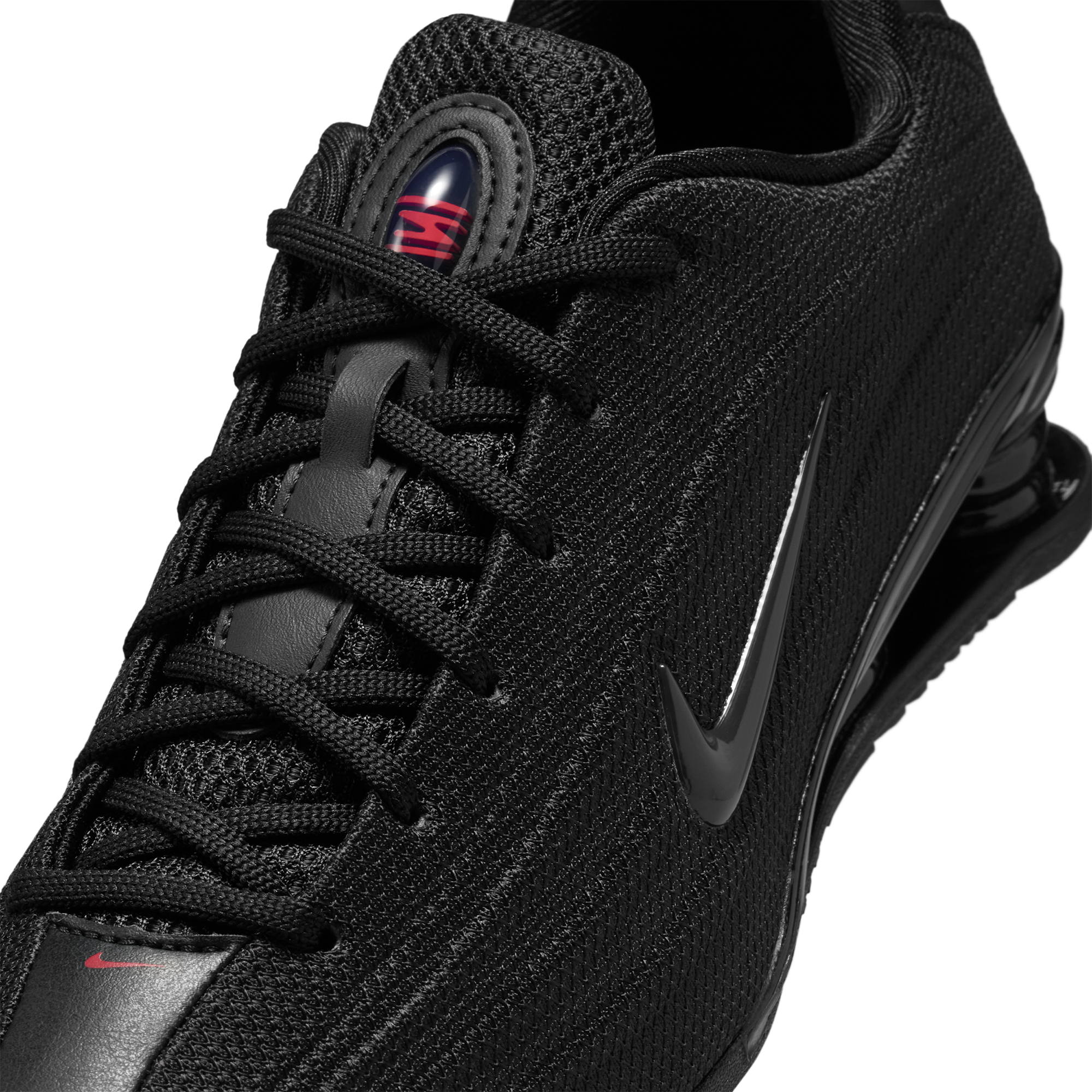 Nike Shox Z - Black/Black/Univ Red - Image 7