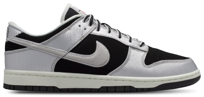 Nike Dunk Low - Black/Silver/Red - Image 1