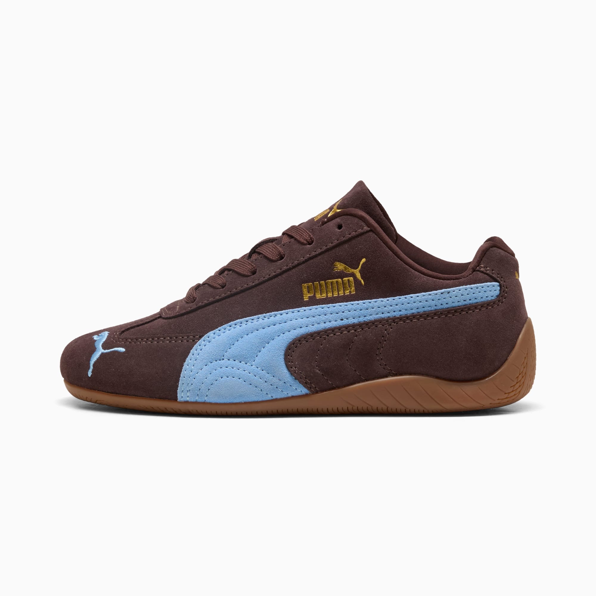 Speedcat OG Big Kids' Sneakers - Chocolate Brown-Team Light Blue - 1