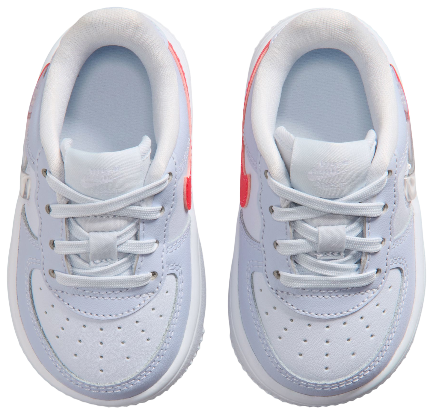 Nike Air Force 1 Low 童款 - Grey/Pink/White - Image 4