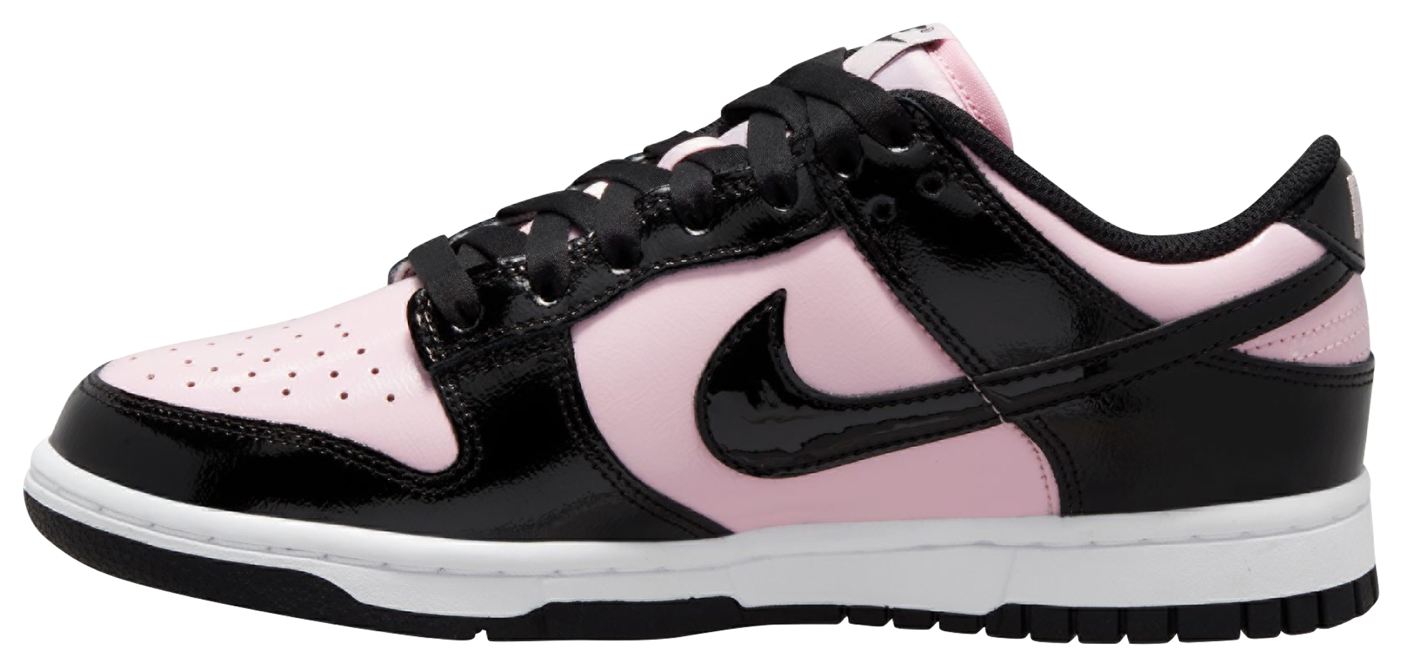 Nike Dunk Low - Black/Pink/White - Image 2