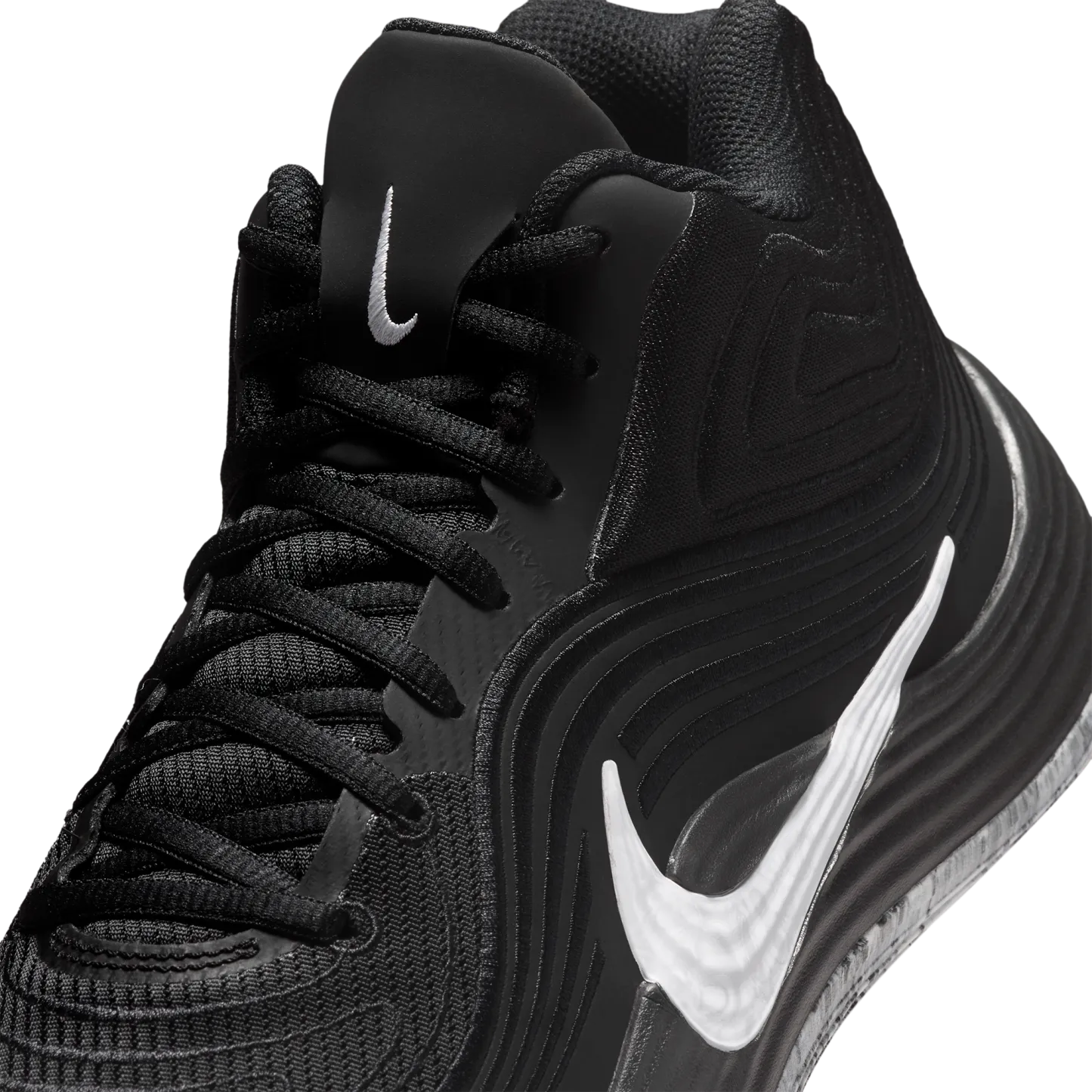Nike Precision 8 Mid - Black/White/White - Image 6