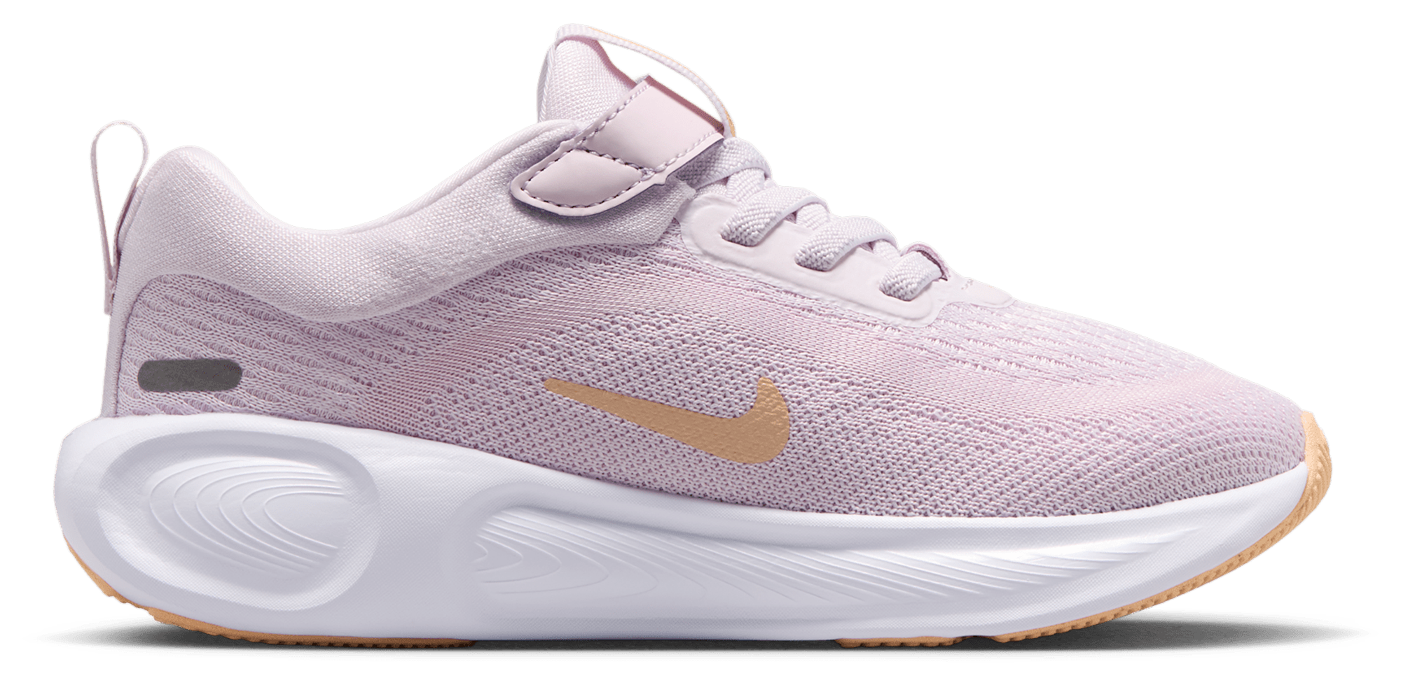 Nike Stellar Ride 童款 - Bleached Lilac/Black/Pink Foam - Image 1